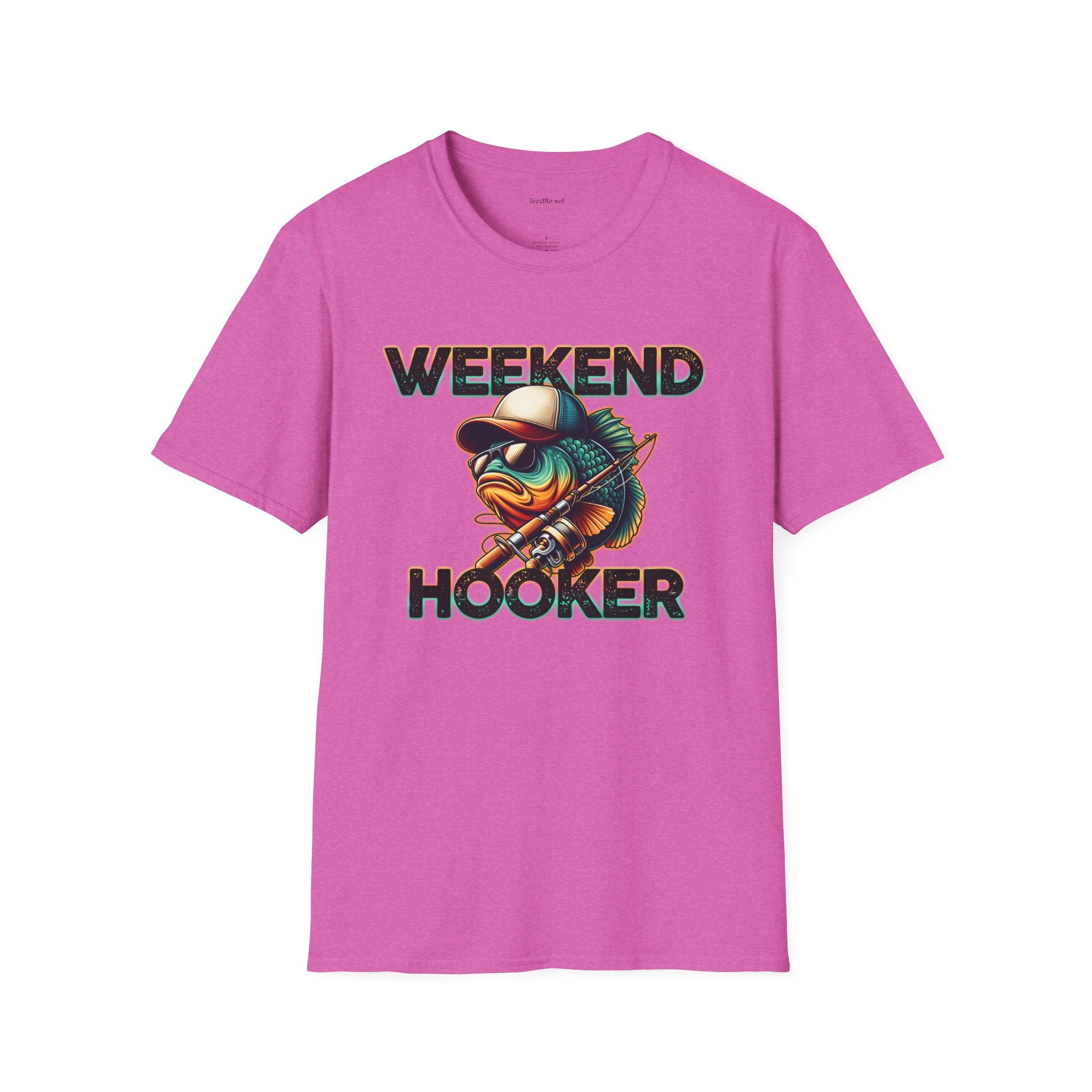 Weekend Hooker  - Unisex Softstyle T-Shirt 100% Cotton Graphic