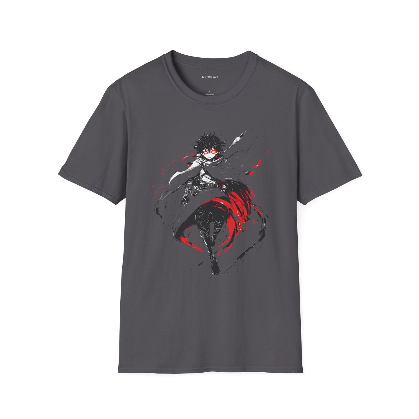 Mystic Manga Hero Unisex Softstyle T-Shirt 100% Cotton Graphic