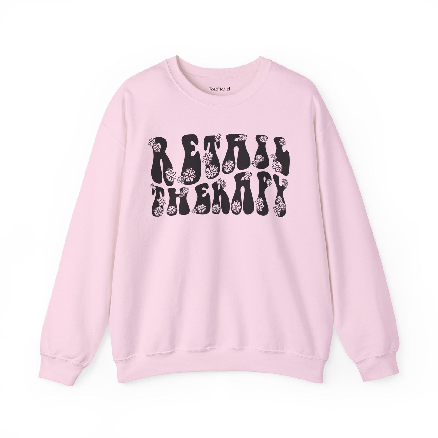 Retail Therapy Retro 01 Unisex Heavy Blend™ Crewneck Sweatshirt Graphic
