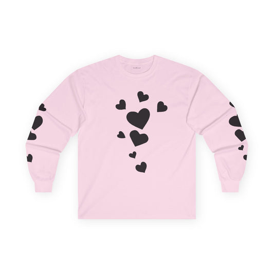 Hearts all over - Unisex Ultra Cotton Long Sleeve Tee