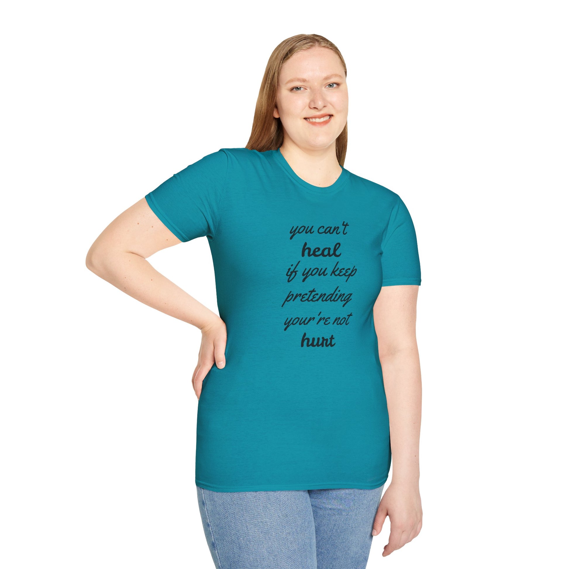 You can't heal - Unisex Softstyle T-Shirt 100% Cotton Graphic
