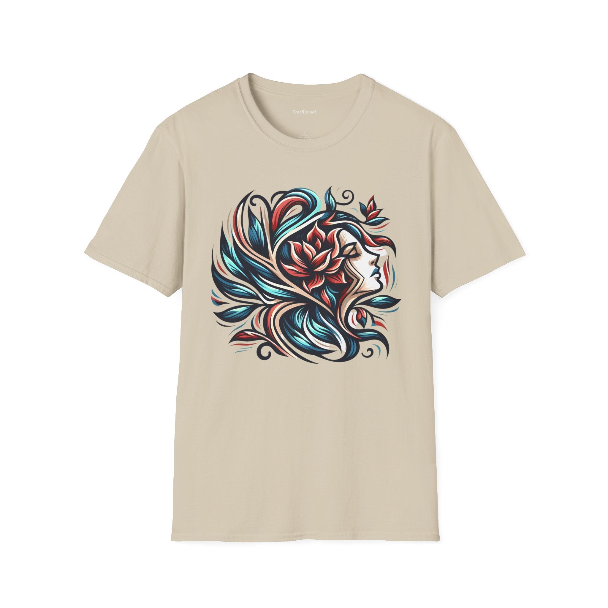 Transformation Woman 02 Unisex Softstyle T-Shirt 100% Cotton Graphic