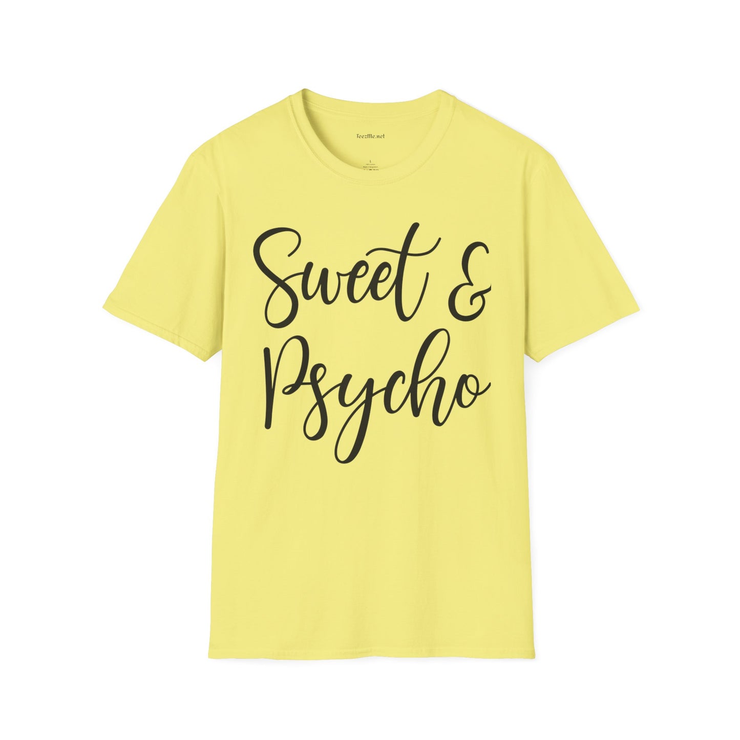 Sweet & Psycho Unisex Softstyle T-Shirt 100% Cotton