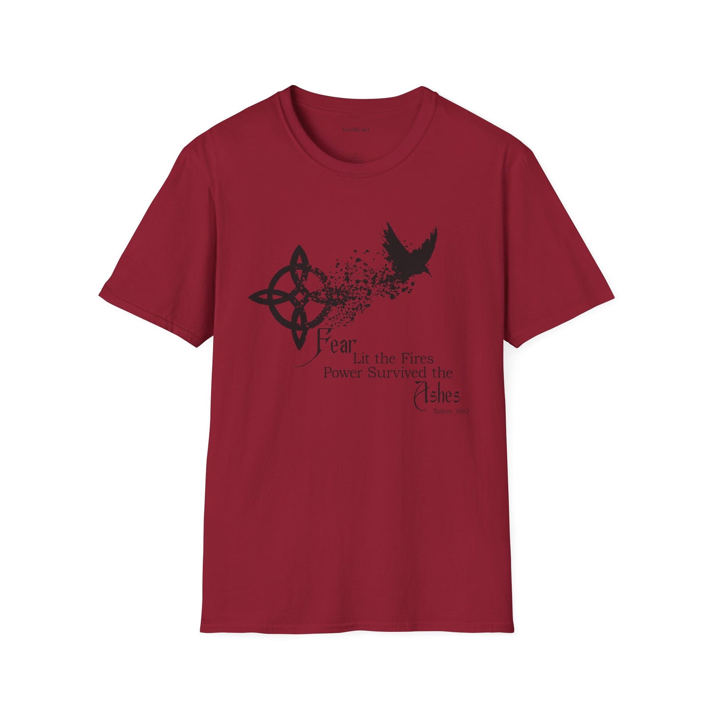 Fear Lit the Fires Unisex SoftStyle T-Shirt 100% Cotton Graphic