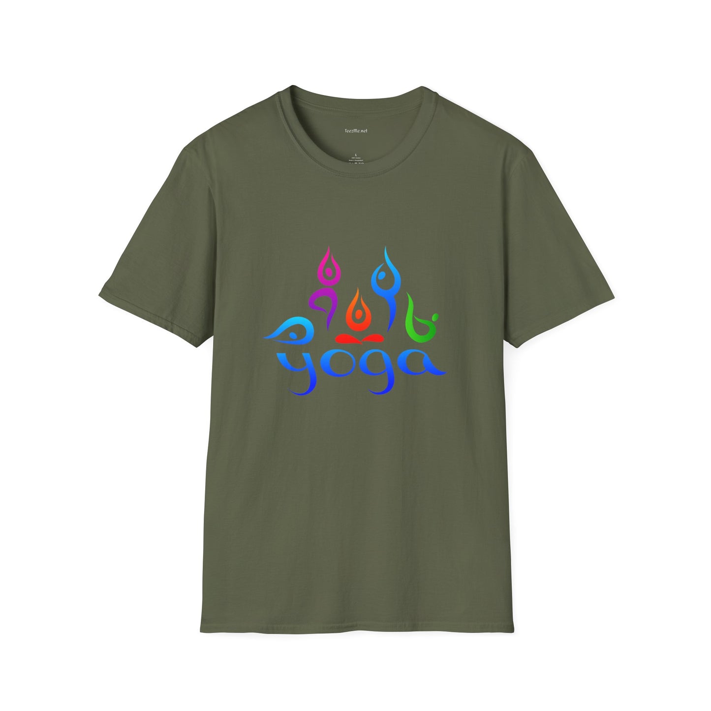 YOGA - Unisex Softstyle T-Shirt 100% Cotton Graphic
