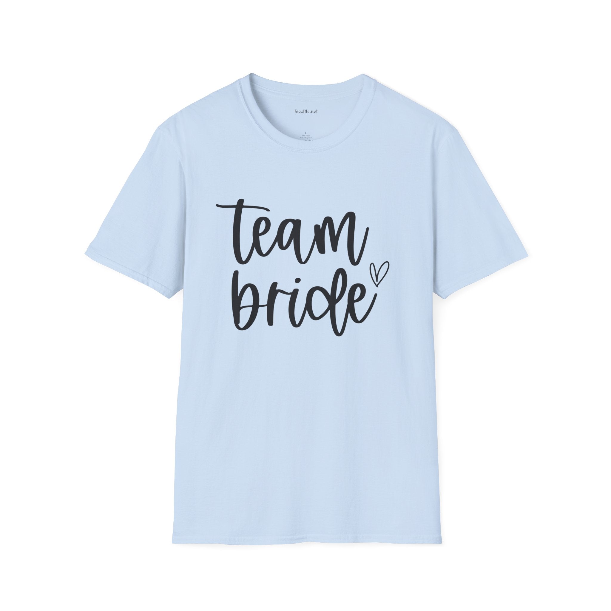 Team Bride Unisex Softstyle T-Shirt 100% Cotton Graphic Bridal Party