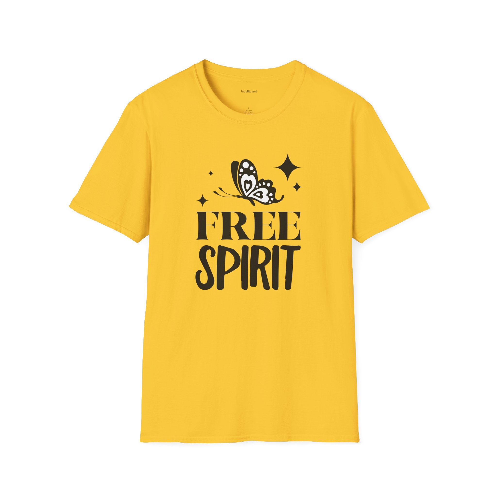 Free Spirit Butterfly T‑Shirt — Boho Casual Graphic Tee