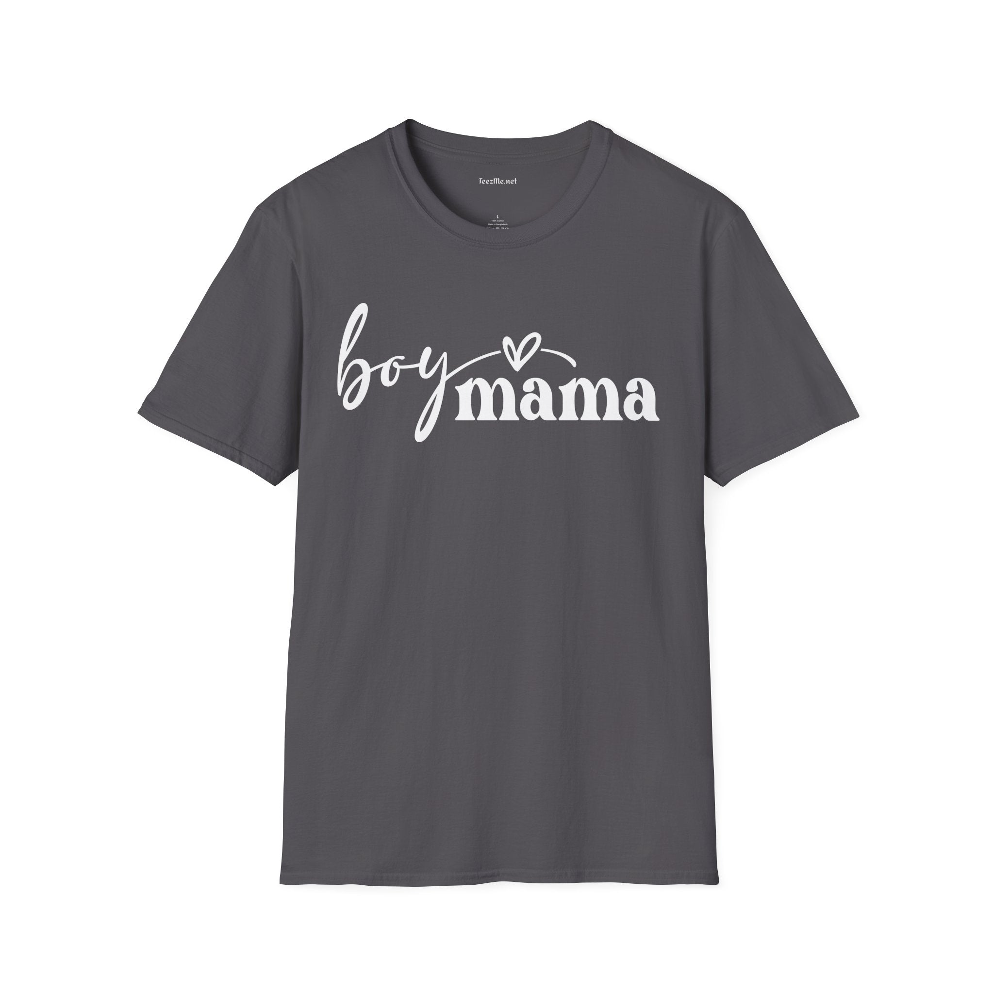 Boy Mama 01 Unisex SoftStyle T-Shirt 100% Cotton Graphic