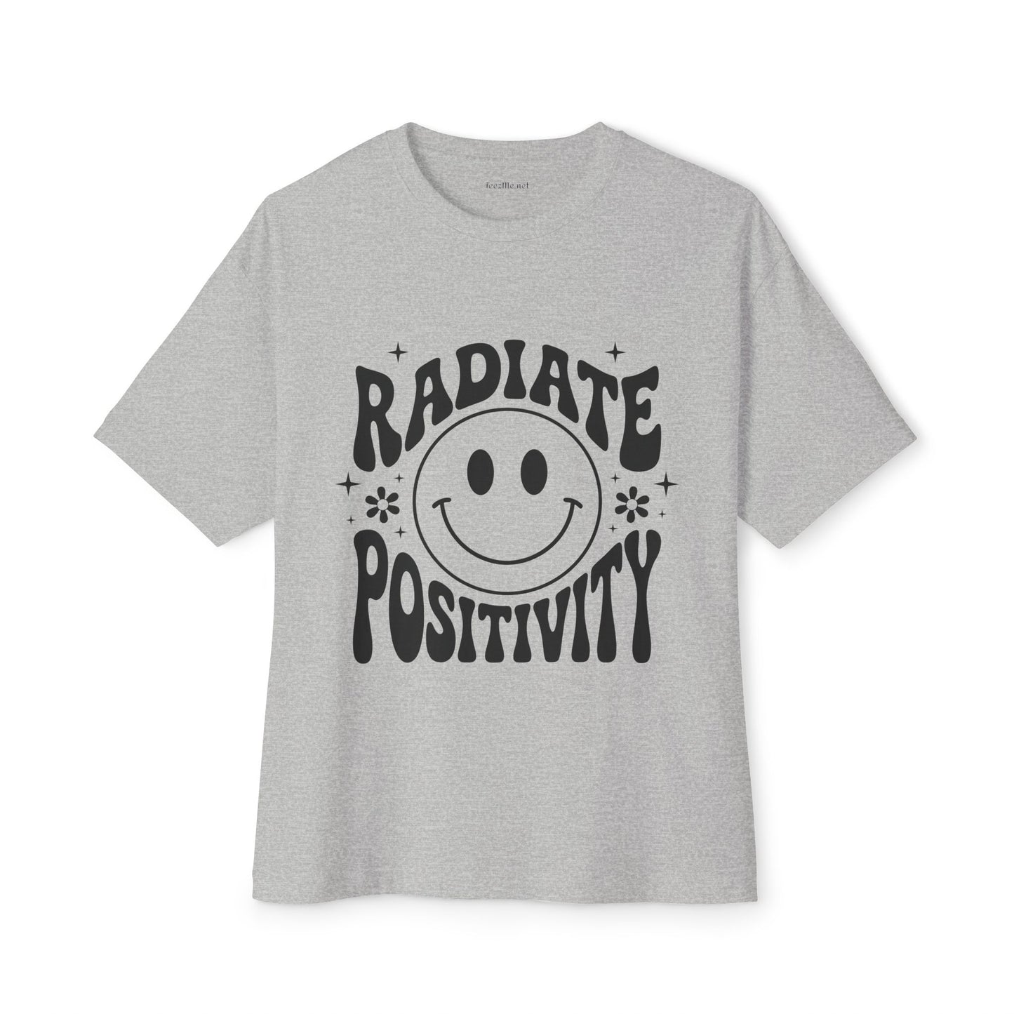 Radiate Positivity :) Unisex Oversized Boxy Tee