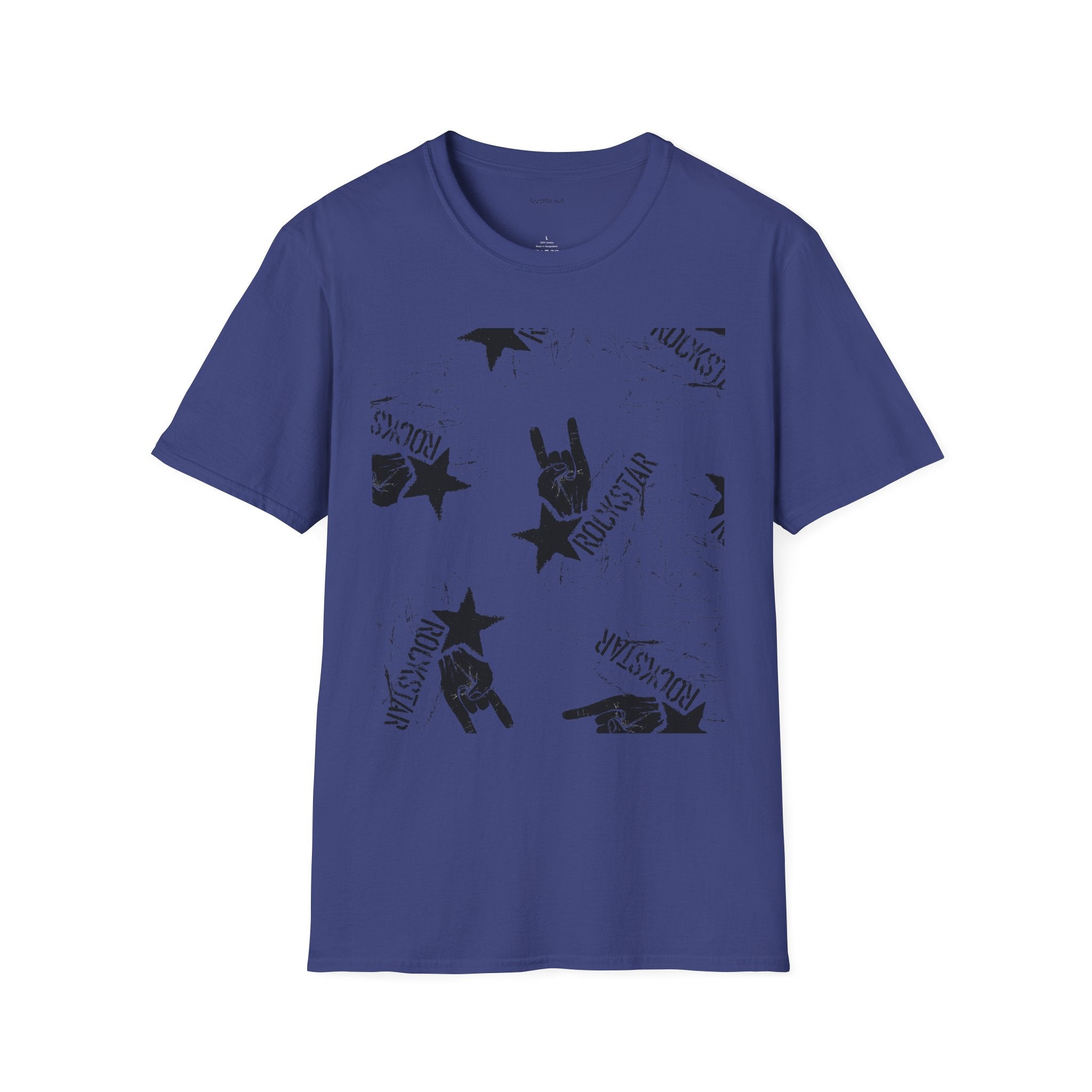 ROCK STAR illustation - Unisex Softstyle T-Shirt 100% Cotton Graphic