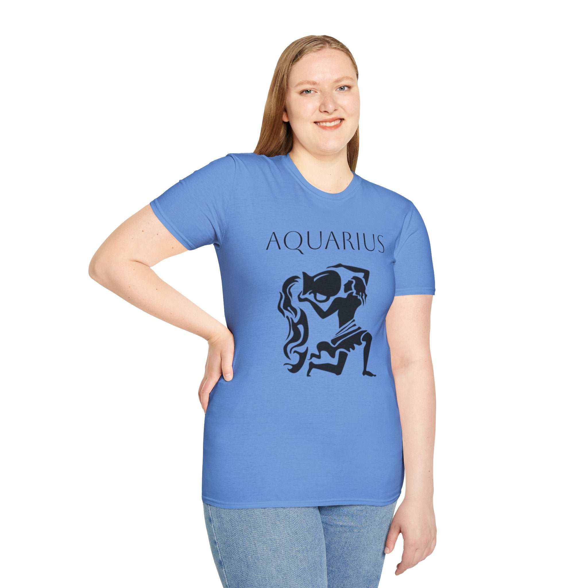 AQUARIUS - Unisex Softstyle T-Shirt 100% Cotton Graphic