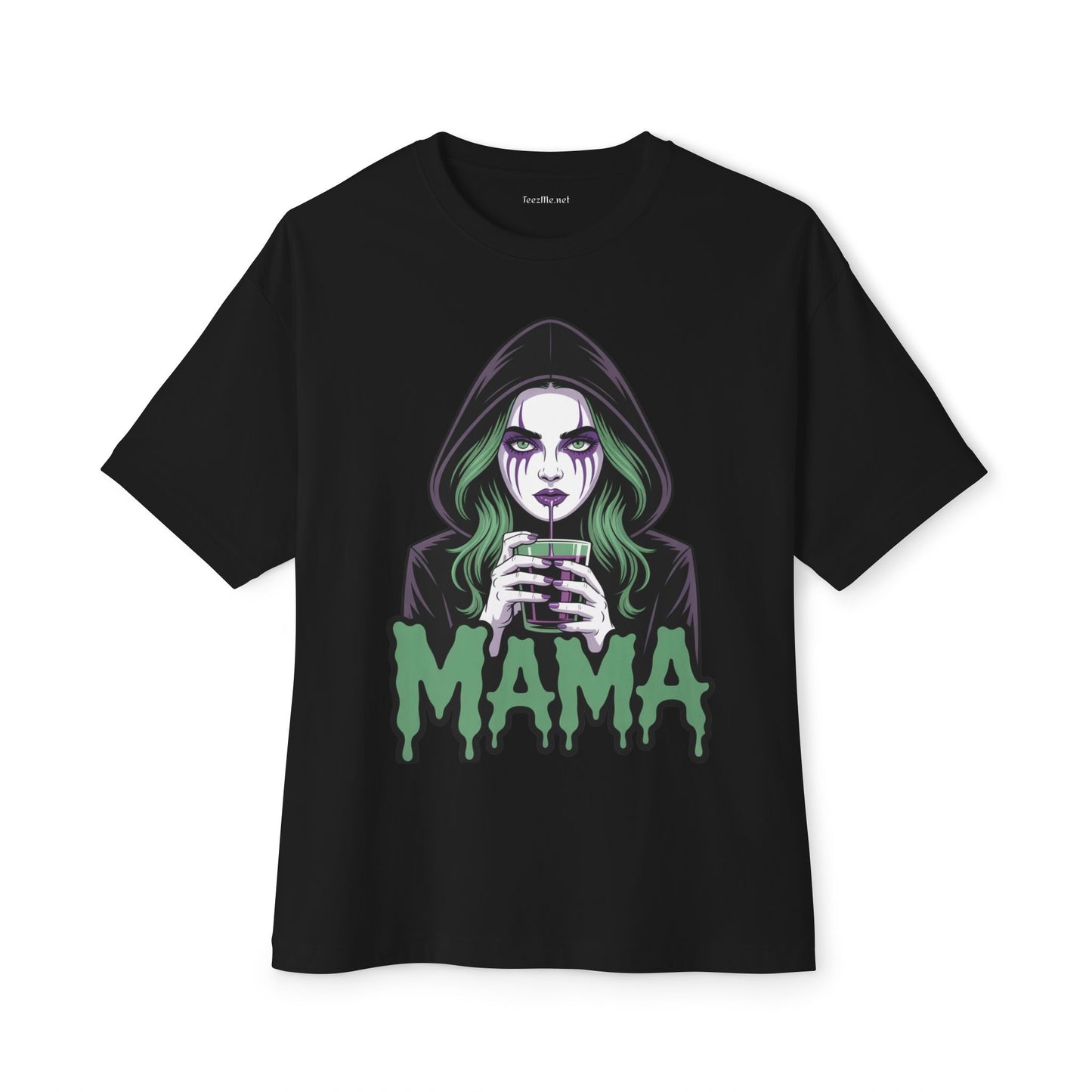 Cute Horror Mama 02 Unisex Oversized Boxy Tee