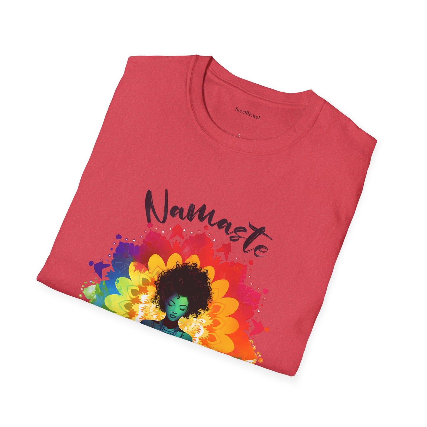 Namaste - Unisex Softstyle T-Shirt 100% Cotton Graphic