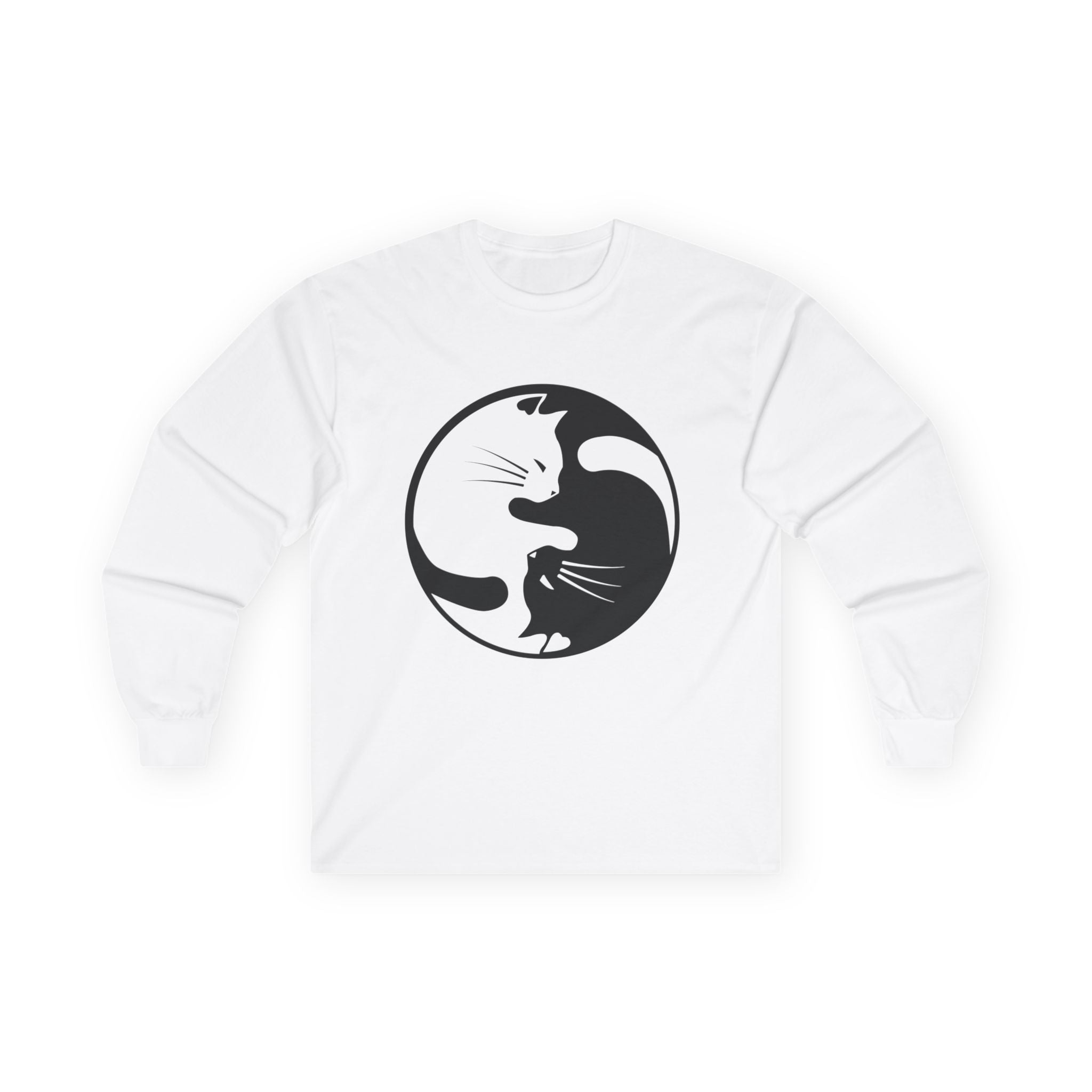 Yin Yang Cat04 Unisex Ultra Cotton Long Sleeve Tee