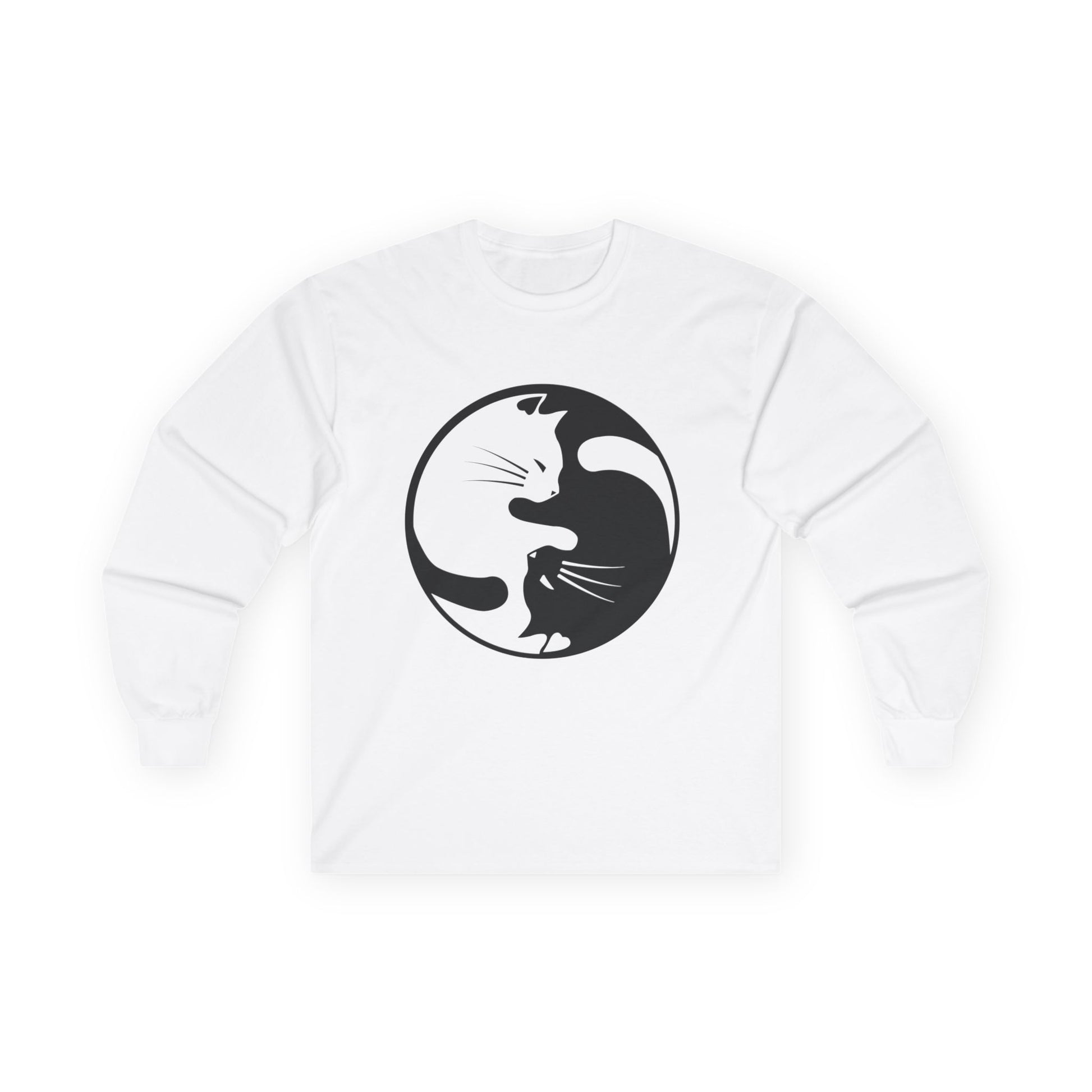 Yin Yang Cat04 Unisex Ultra Cotton Long Sleeve Tee