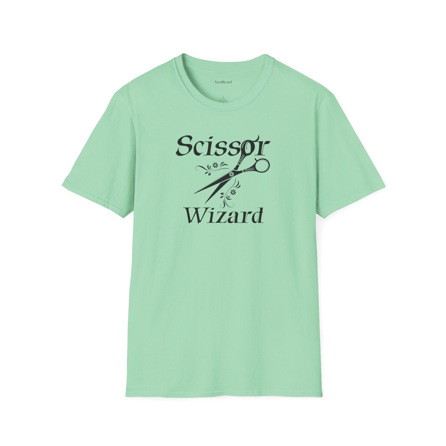 Scissor Wizard Unisex Softstyle T-Shirt 100% Cotton Graphic