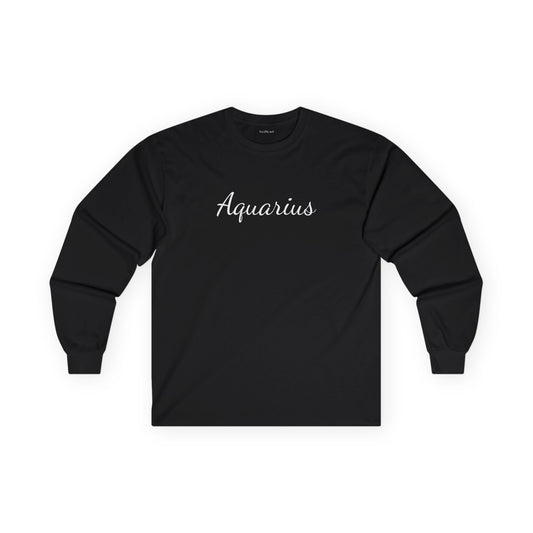 Aquarius - Unisex Ultra Cotton Long Sleeve Tee #zodiac #tarot
