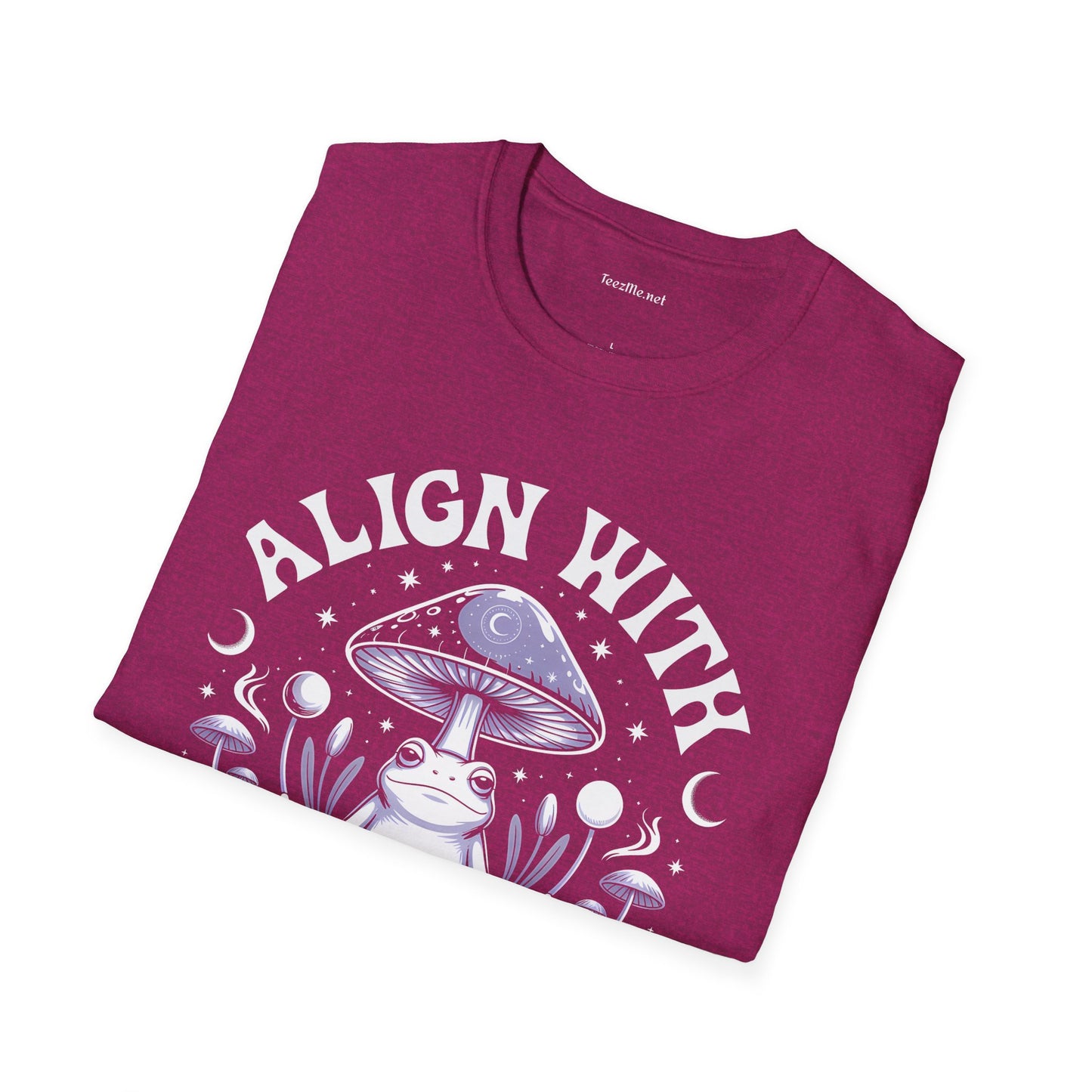 Align With Your Power Frog 01 Unisex Softstyle T-Shirt 100% Cotton