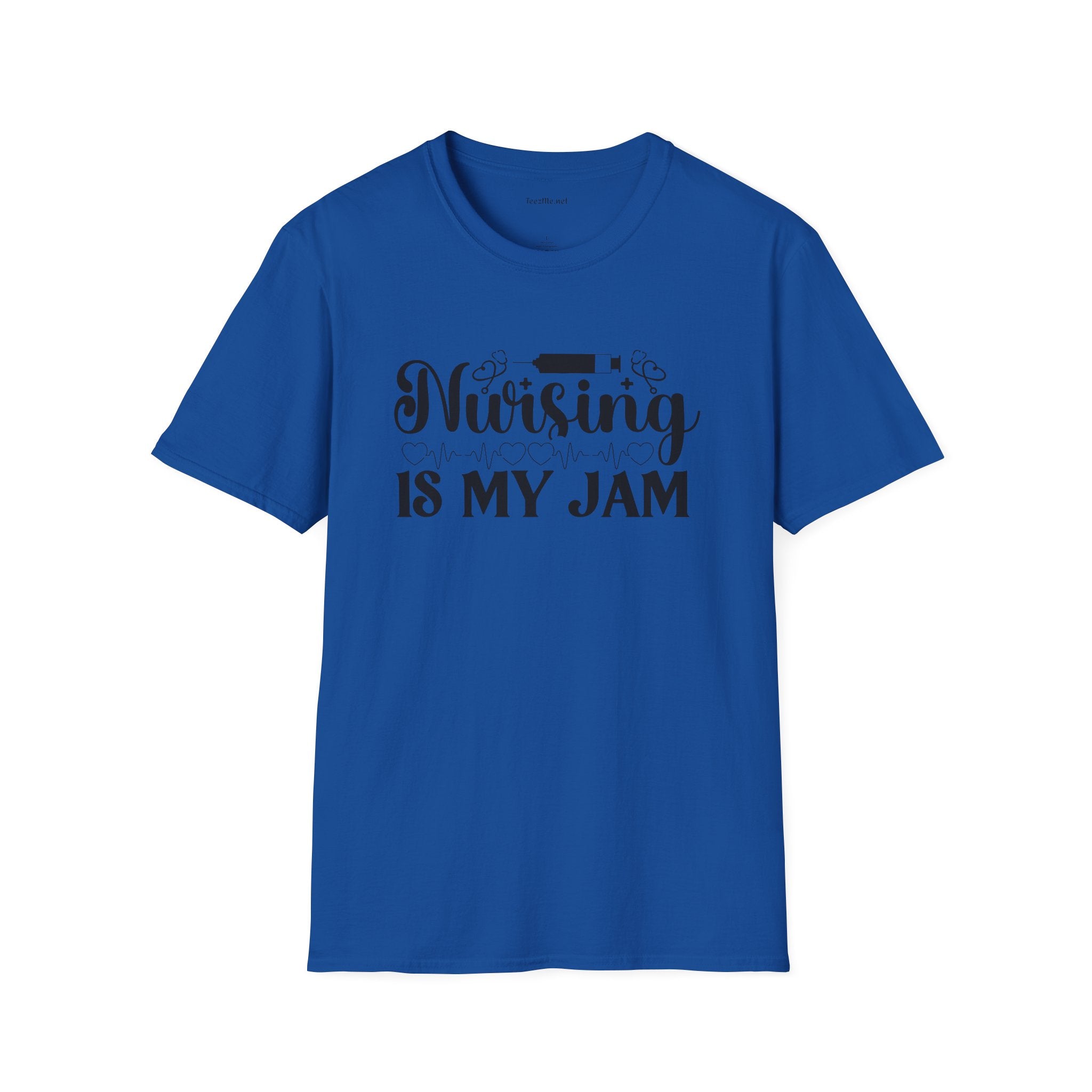 Nursing is my Jam Unisex Softstyle T-Shirt 100% Cotton Graphic