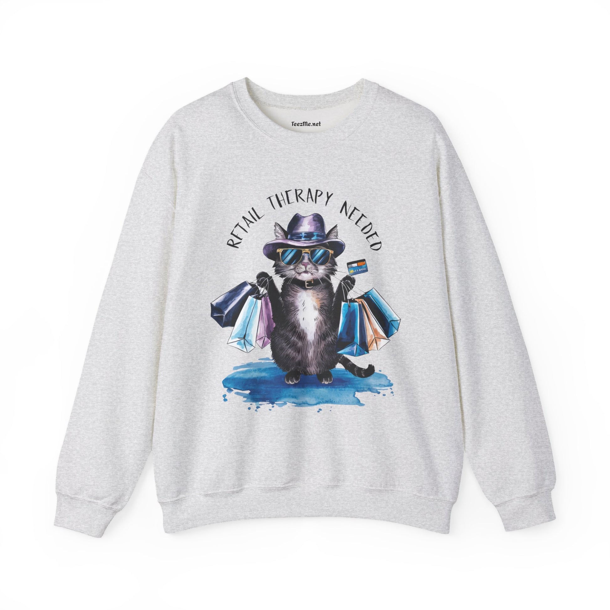 Retail Therapy Needed Unisex Heavy Blend™ Crewneck Sweatshirt Graphic