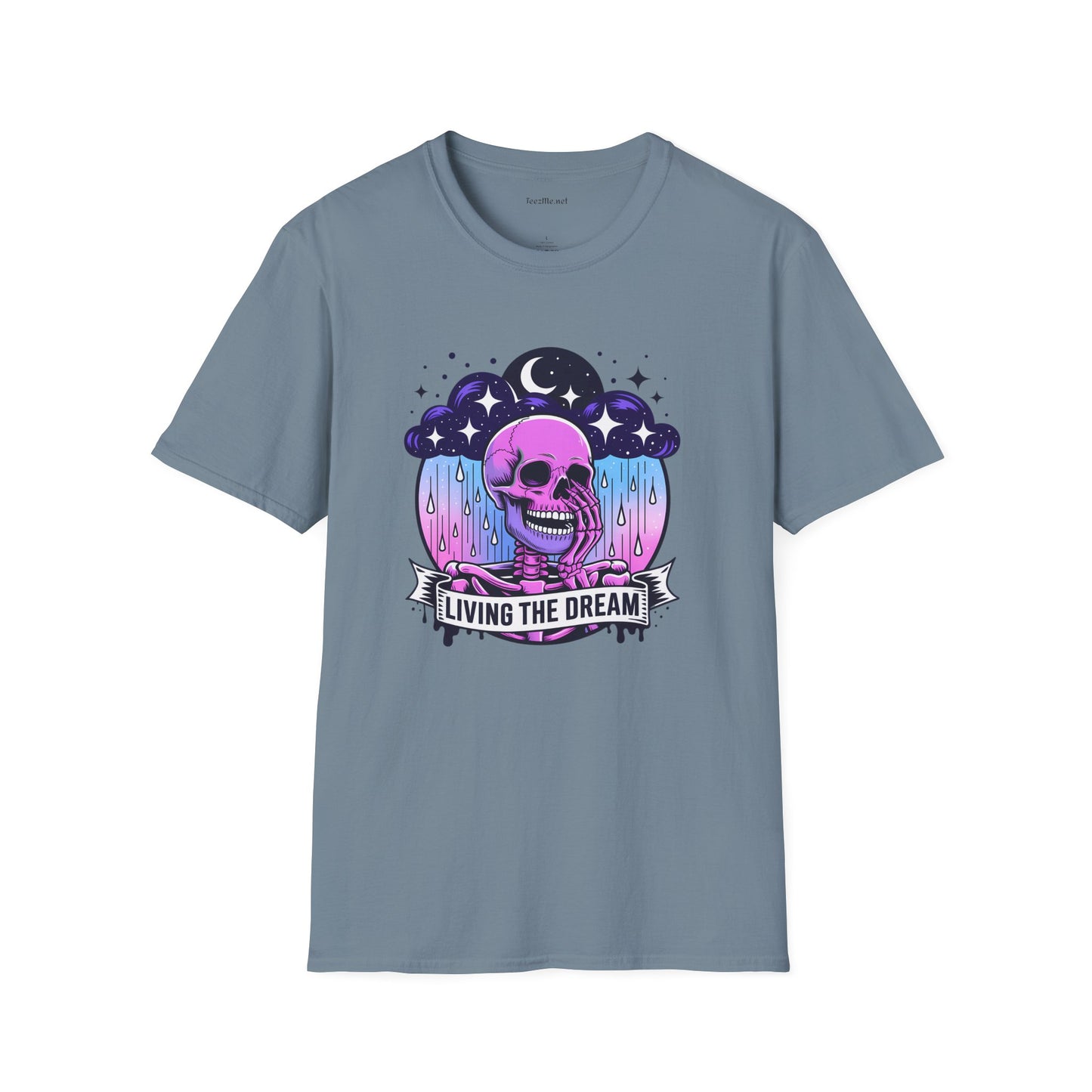 Living the Dream Unisex Softstyle T-Shirt 100% Cotton Graphic