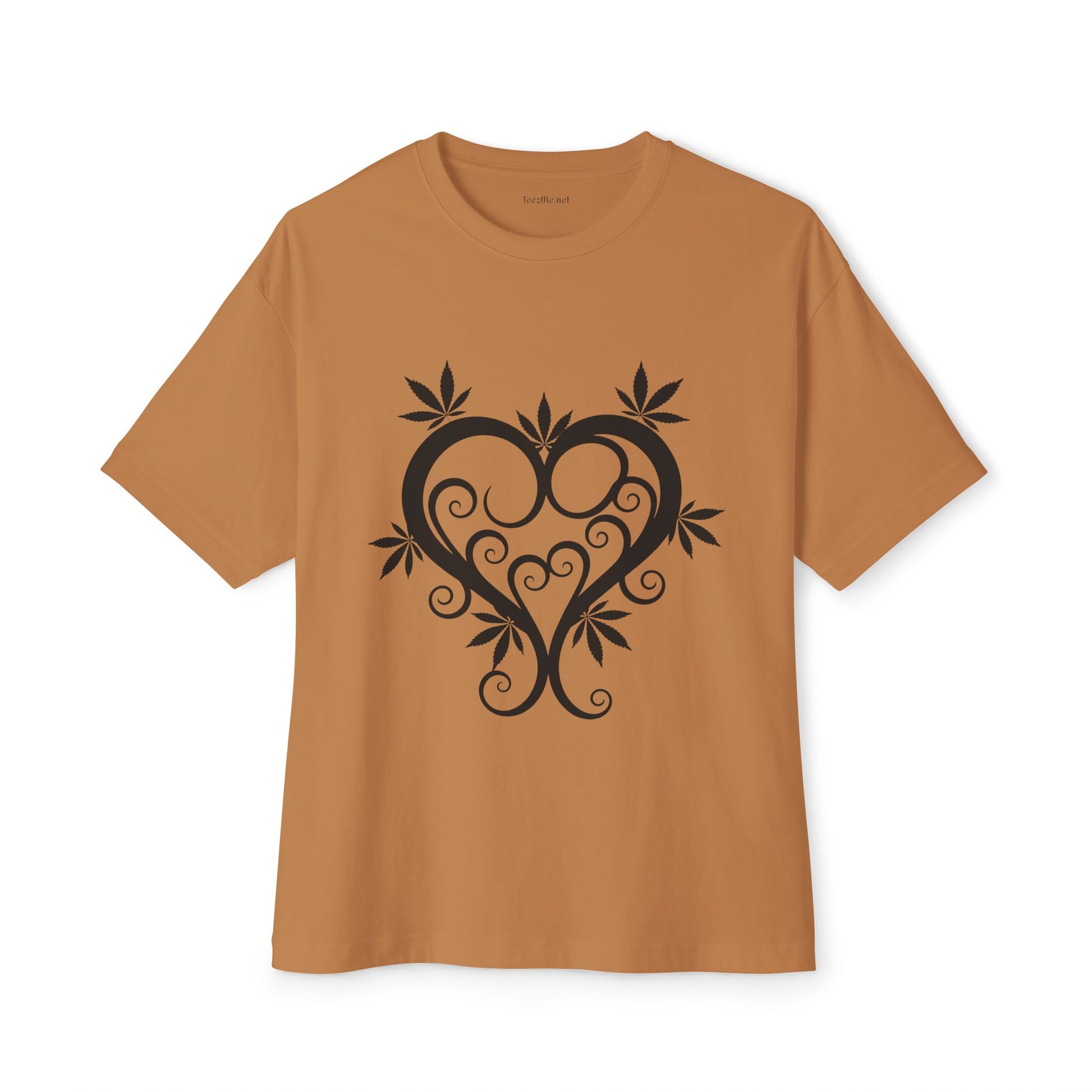 Weed Heart - Unisex Oversized Boxy Tee