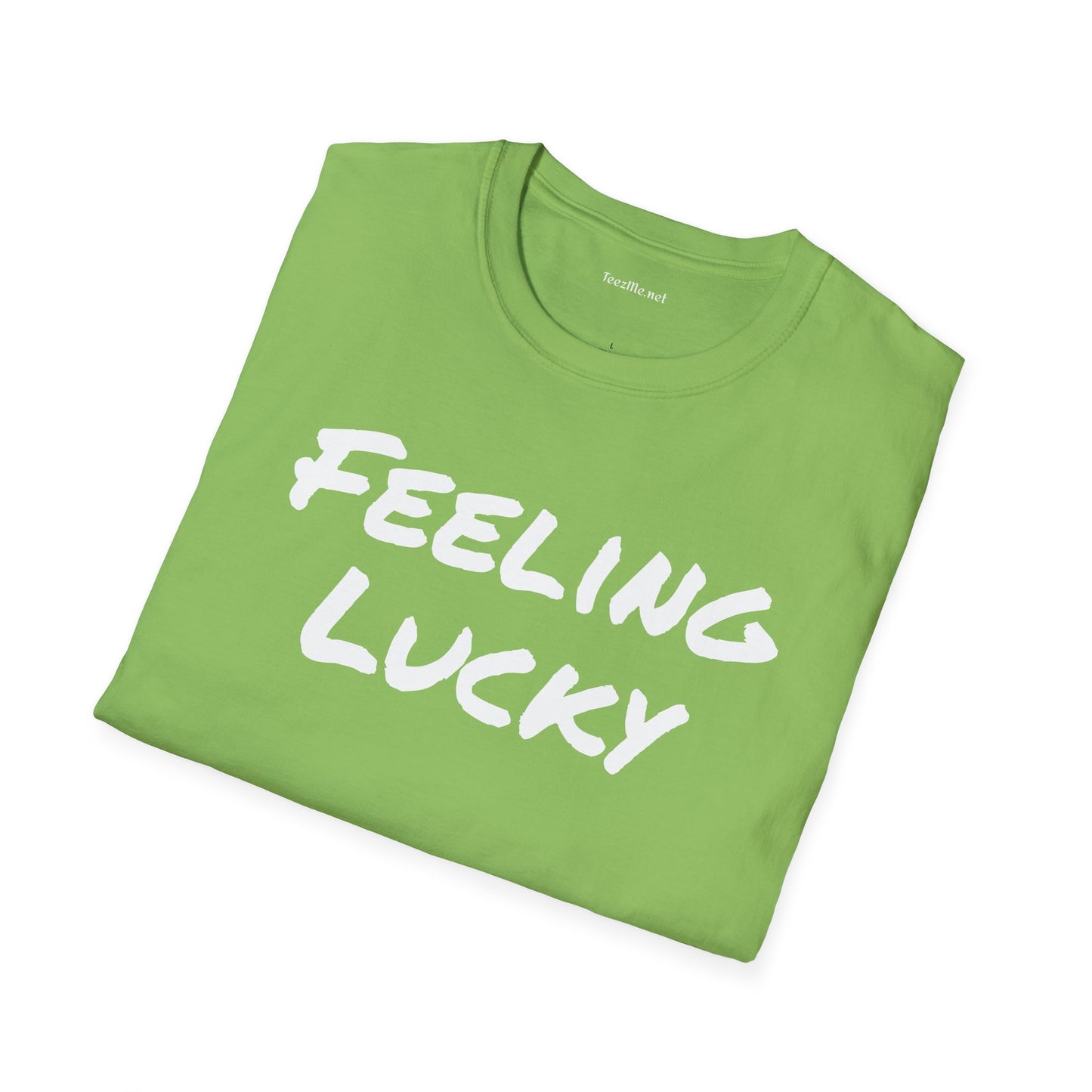 Feeling Lucky - Unisex Softstyle T-Shirt 100% Cotton Graphic