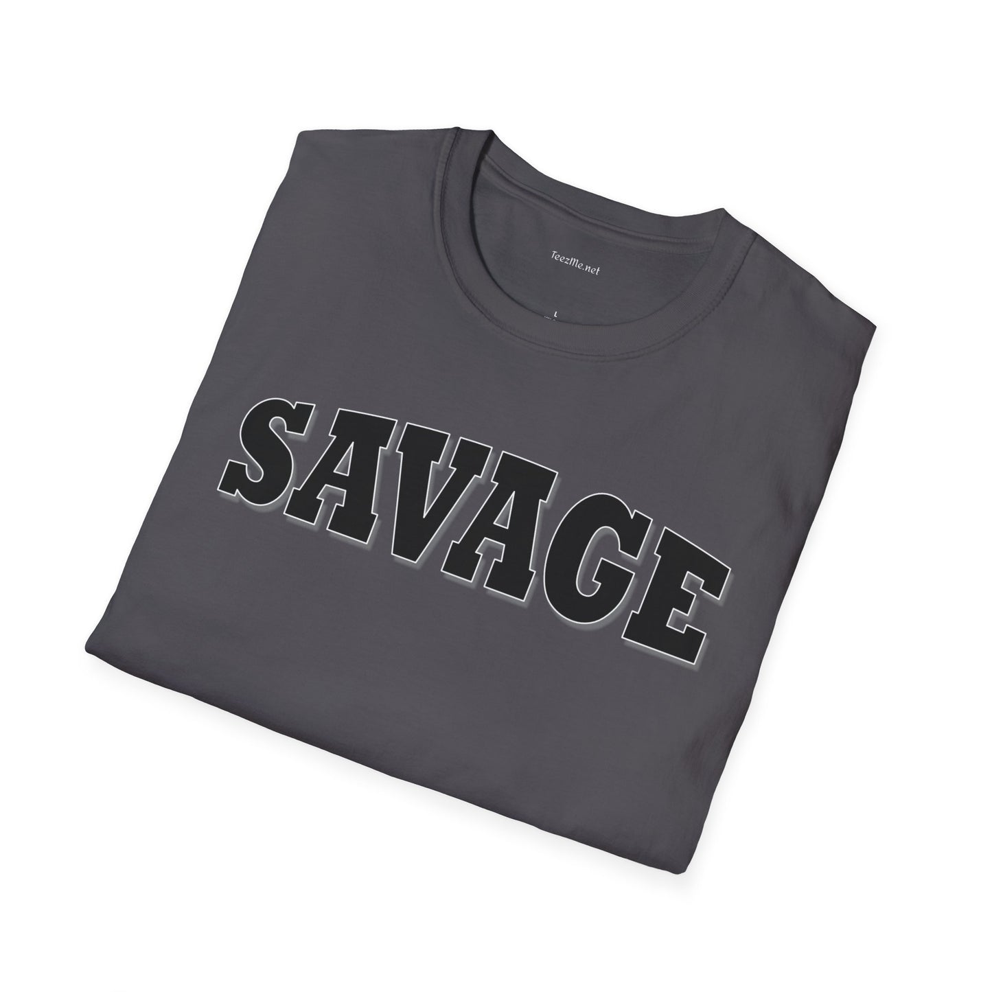 SAVAGE - Unisex Softstyle T-Shirt 100% Cotton Graphic