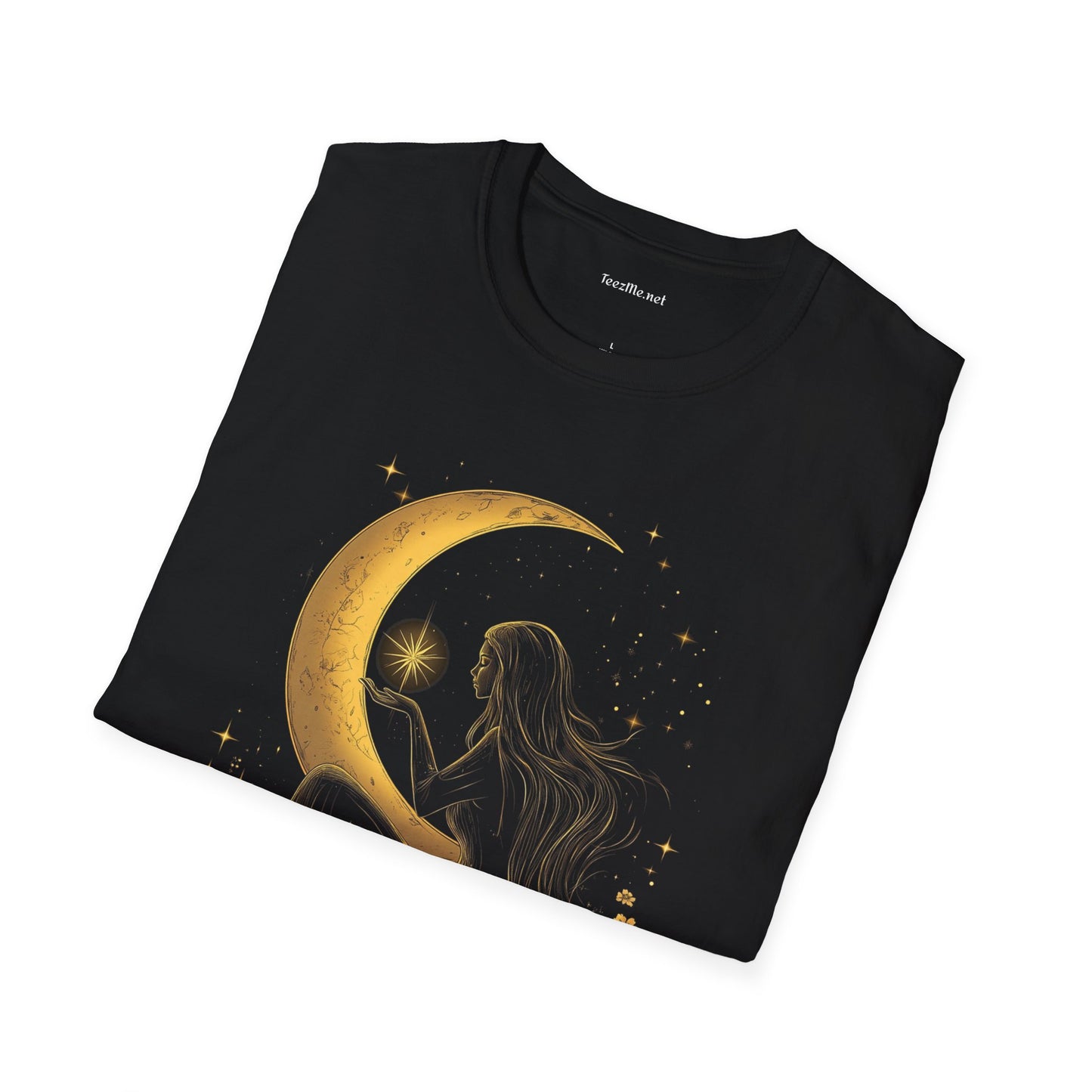 Moon Goddess - Unisex Softstyle T-Shirt 100% Cotton Graphic