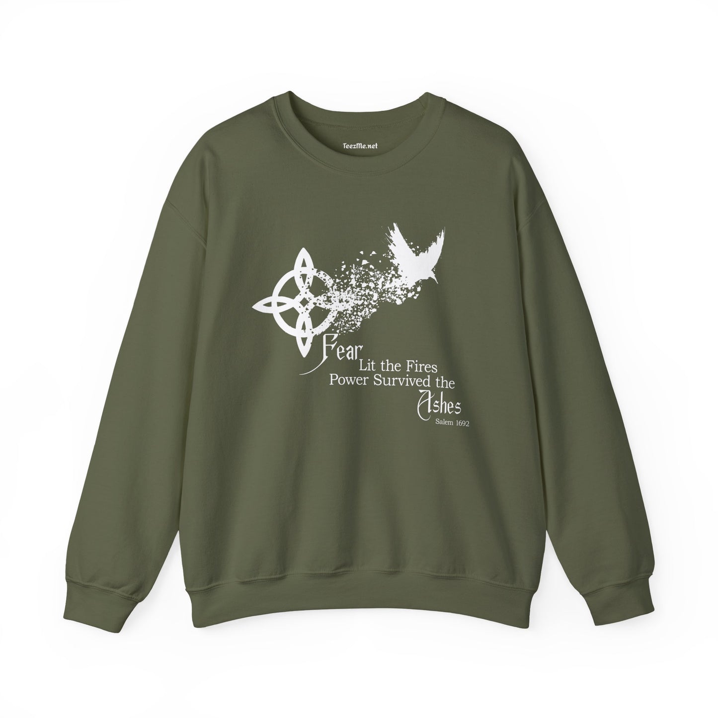 Fear Lit the Fires Unisex Heavy Blend™ Crewneck Sweatshirt Graphic