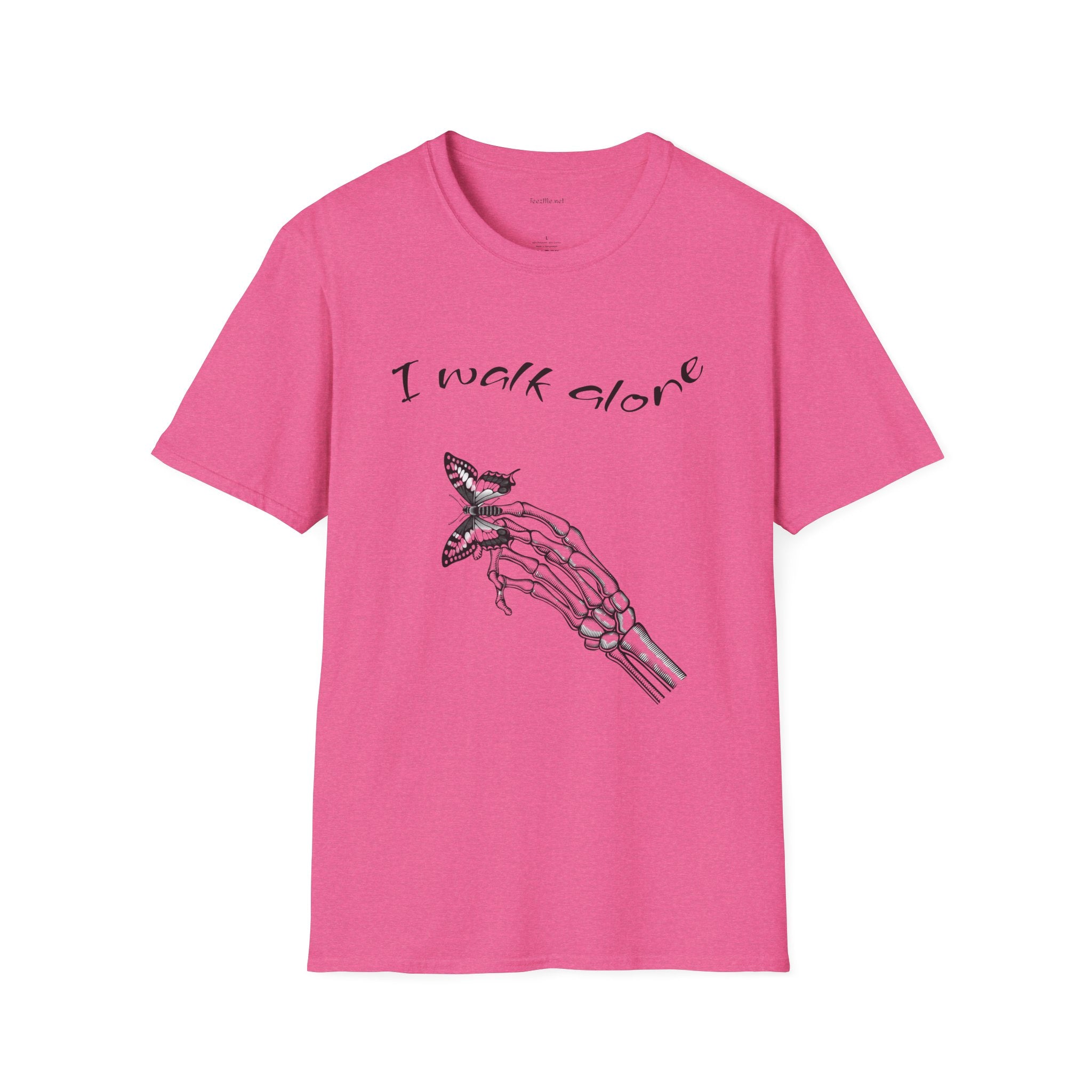 I walk alone - Unisex Softstyle T-Shirt 100% Cotton Graphic
