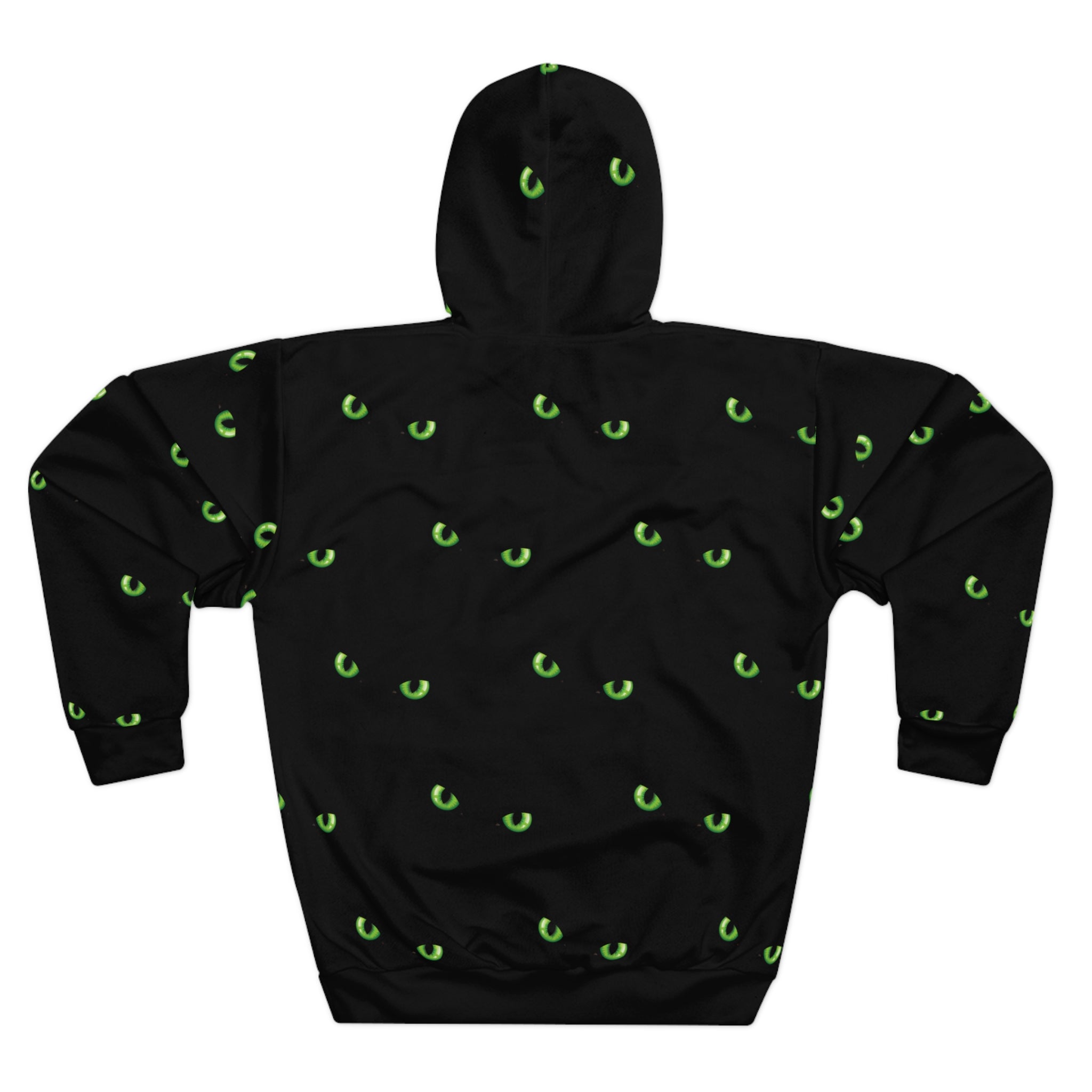 Green Cat Eyes Unisex Pullover Hoodie