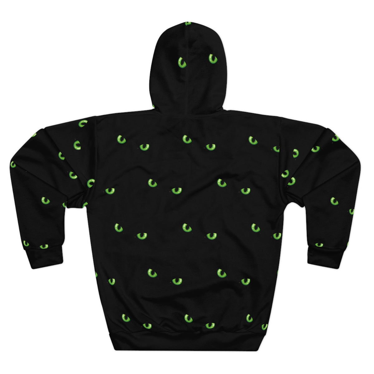Green Cat Eyes Unisex Pullover Hoodie