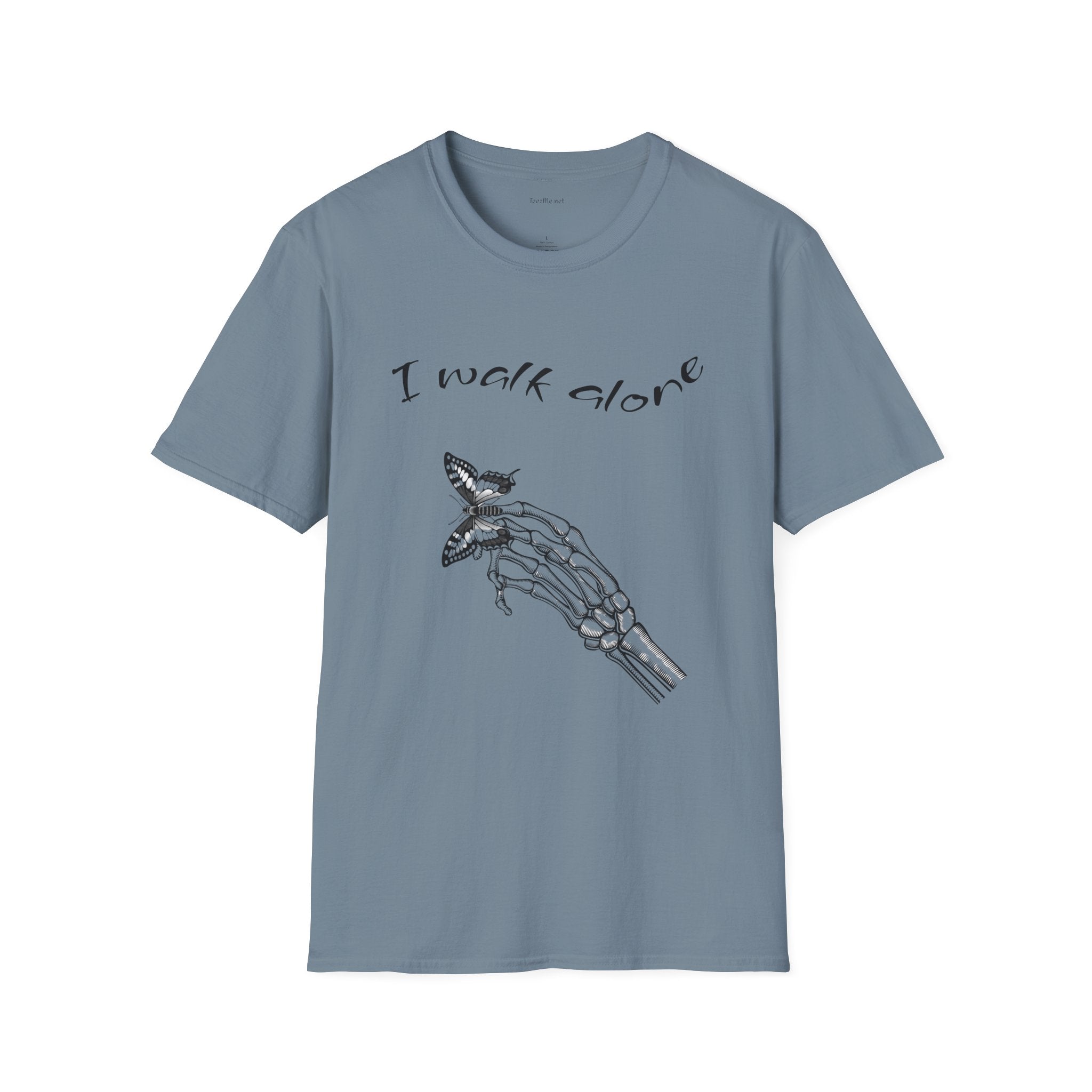 I walk alone - Unisex Softstyle T-Shirt 100% Cotton Graphic