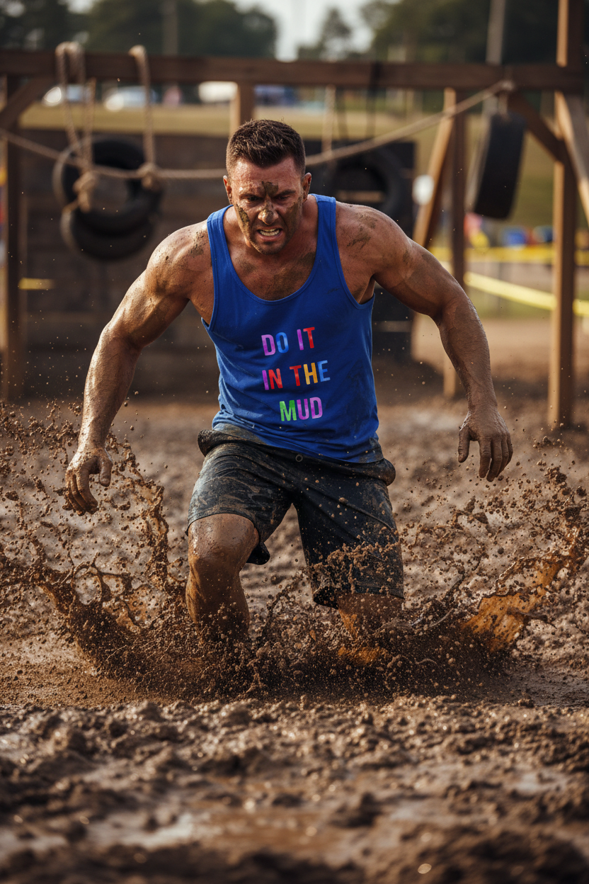 DO IT IN THE MUD - Unisex Jersey Tank