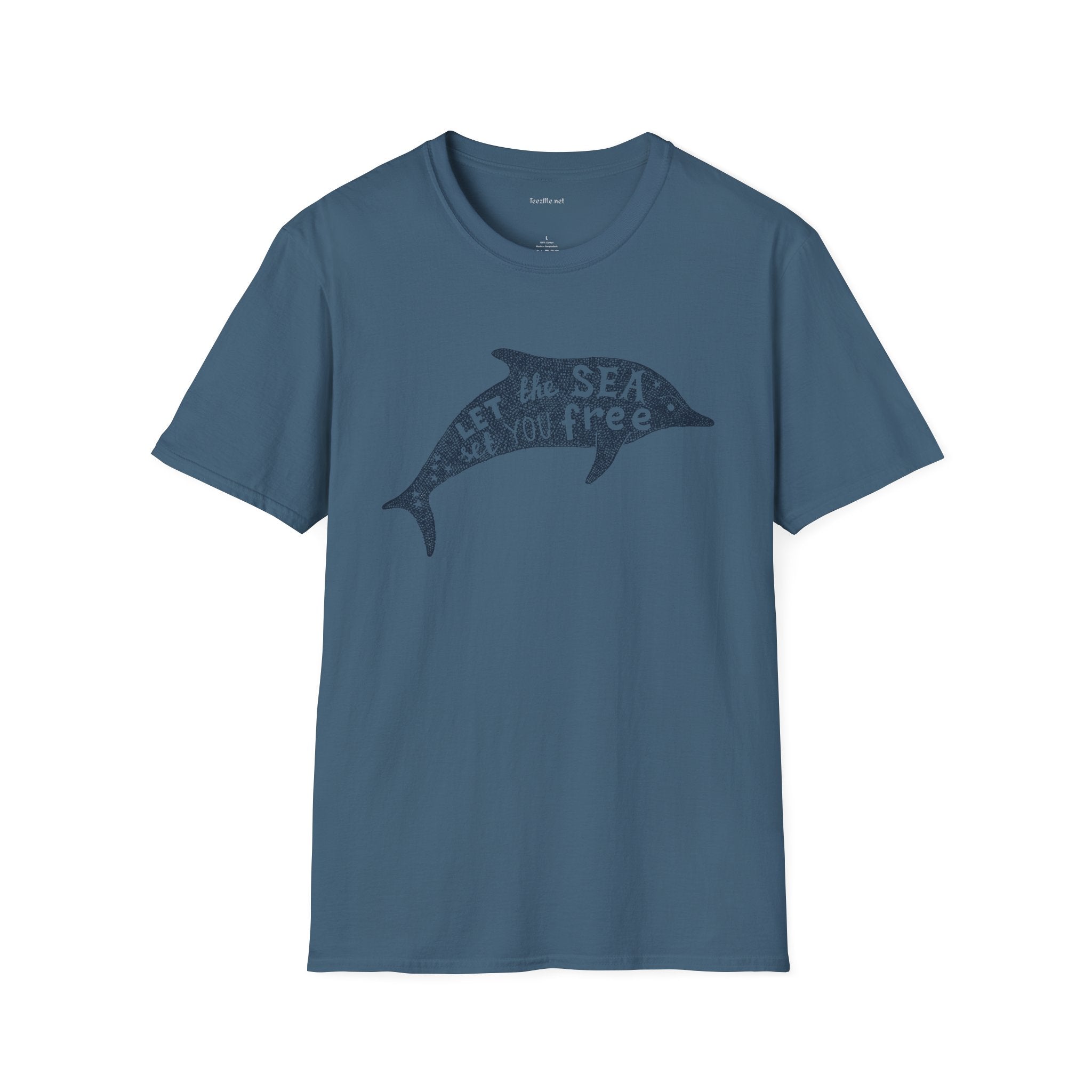 Let the sea - Unisex Softstyle T-Shirt 100% Cotton Graphic