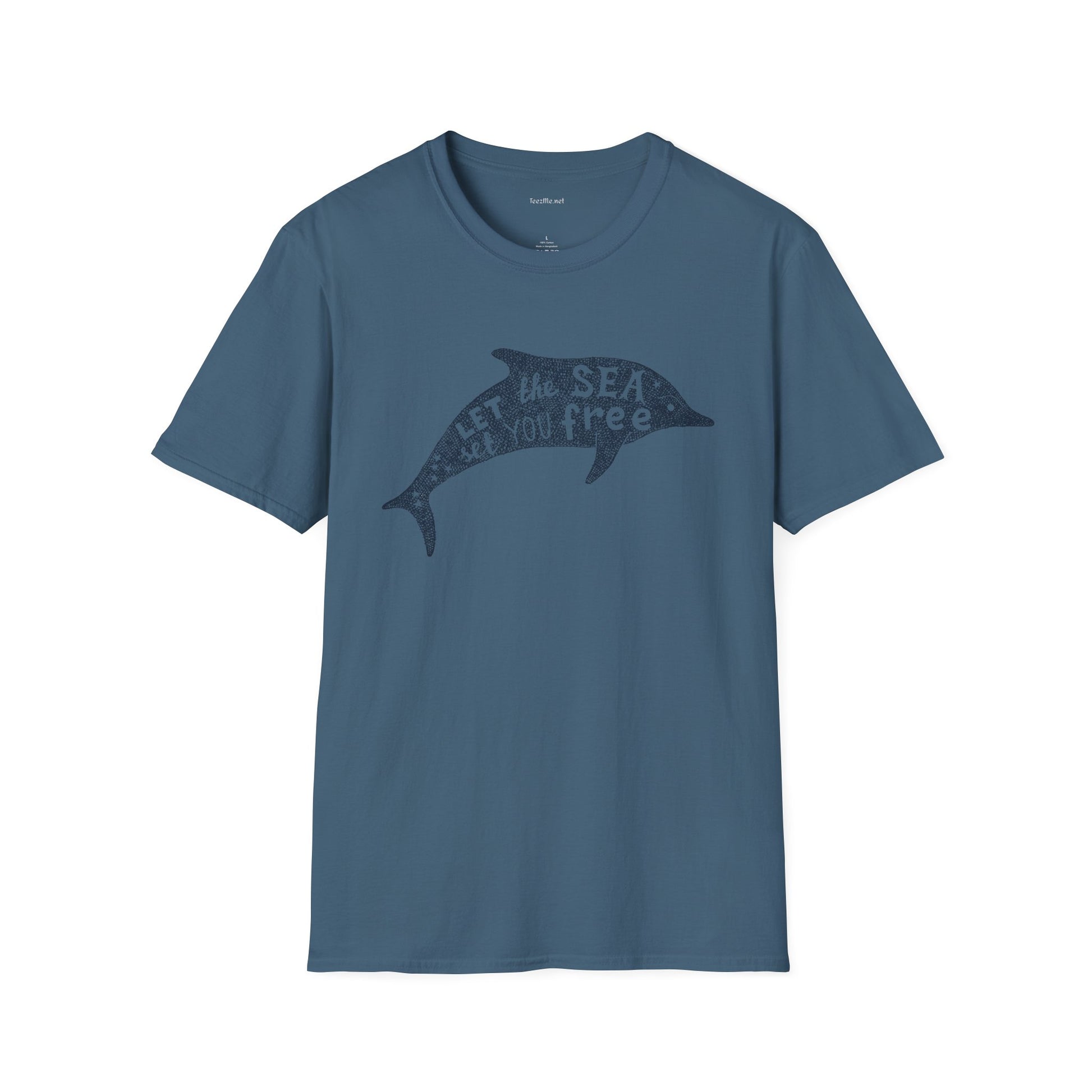Let the sea - Unisex Softstyle T-Shirt 100% Cotton Graphic