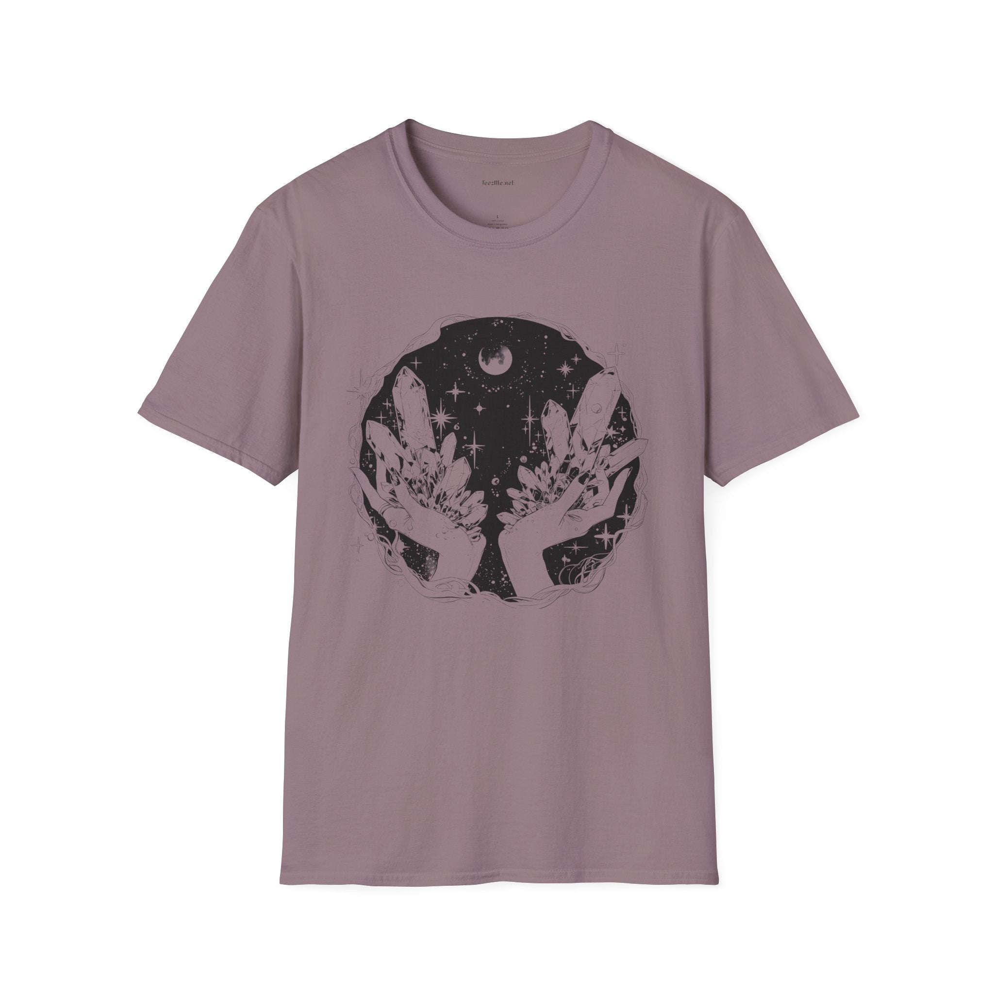 Crystal Moon Magic  - Unisex Softstyle T-Shirt 100% Cotton Graphic