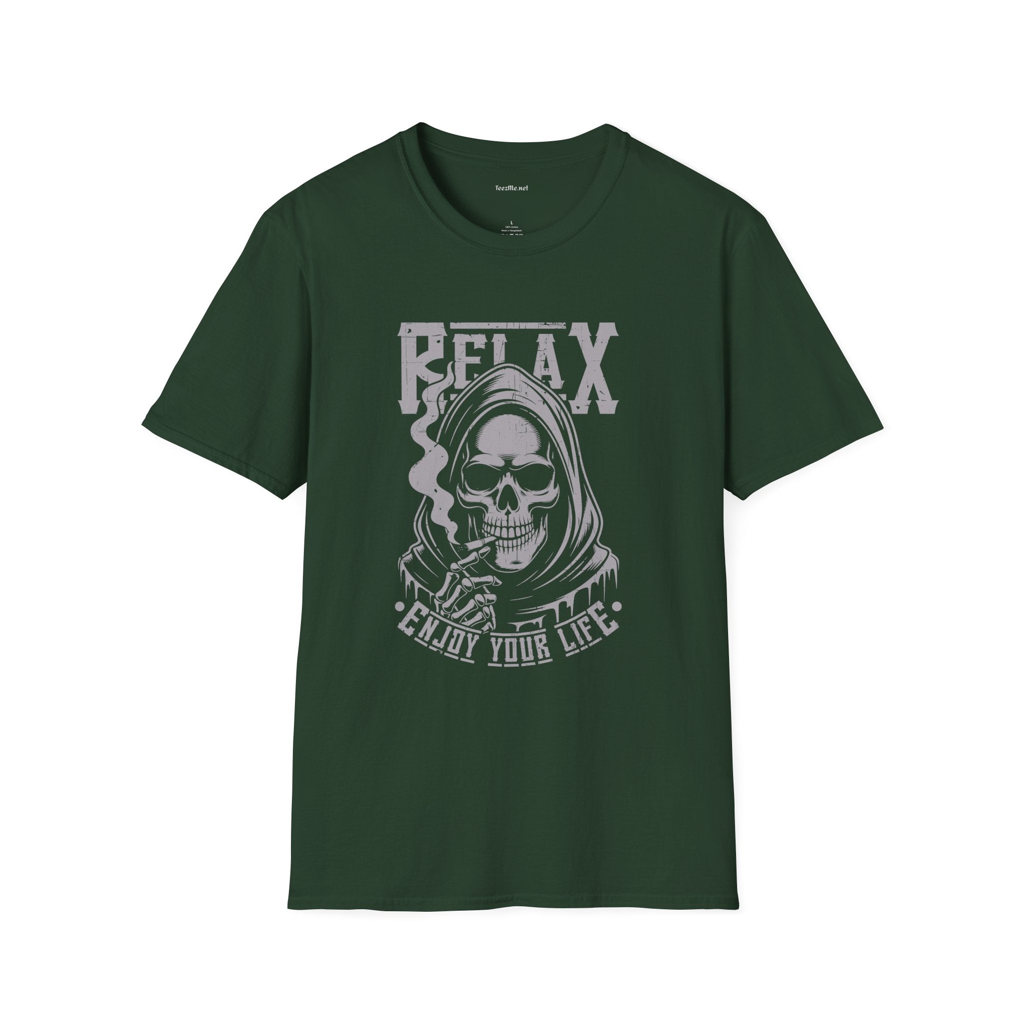Relax, Enjoy Your Life Skull T-Shirt