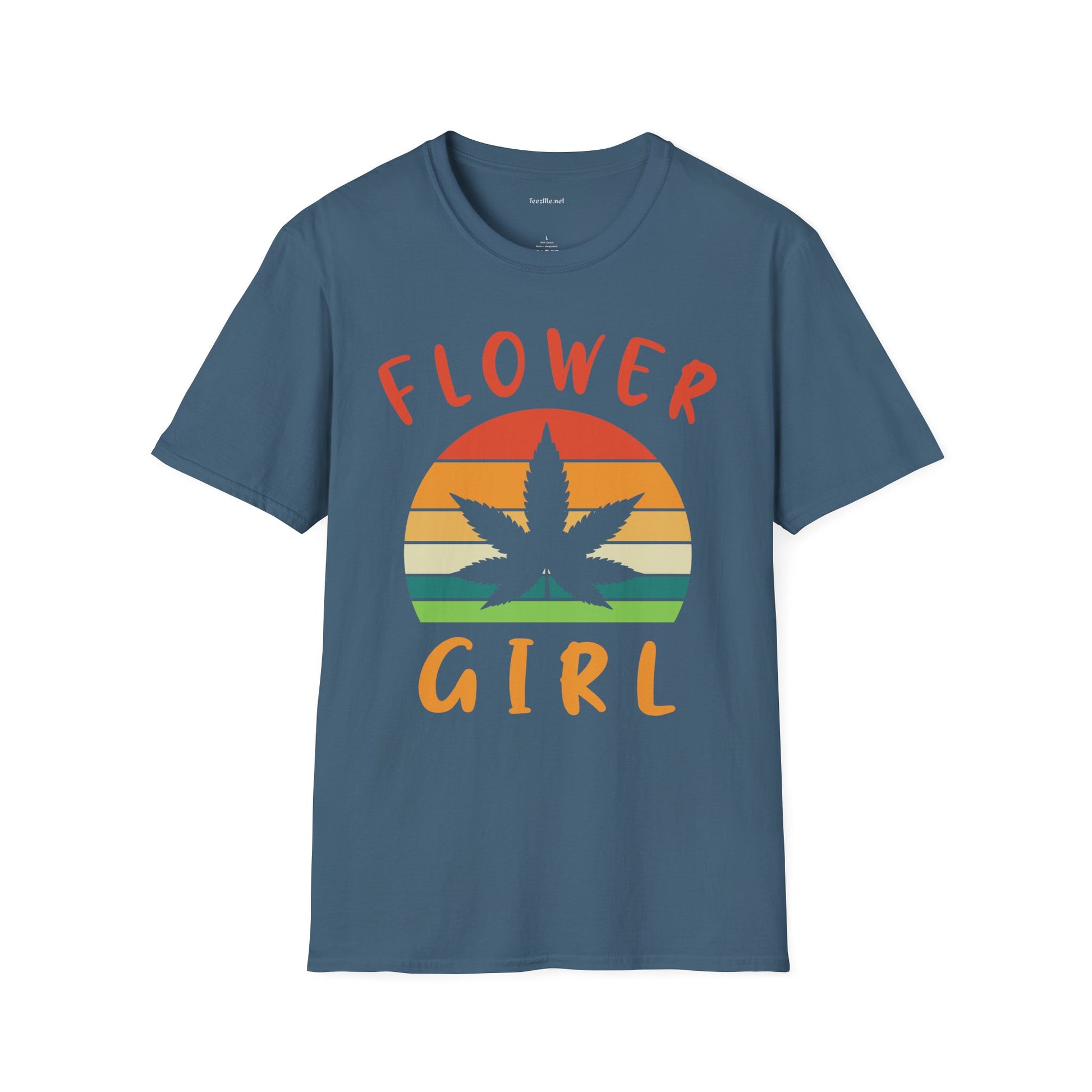 Flower Girl 420 Unisex Softstyle T-Shirt 100% Cotton Graphic