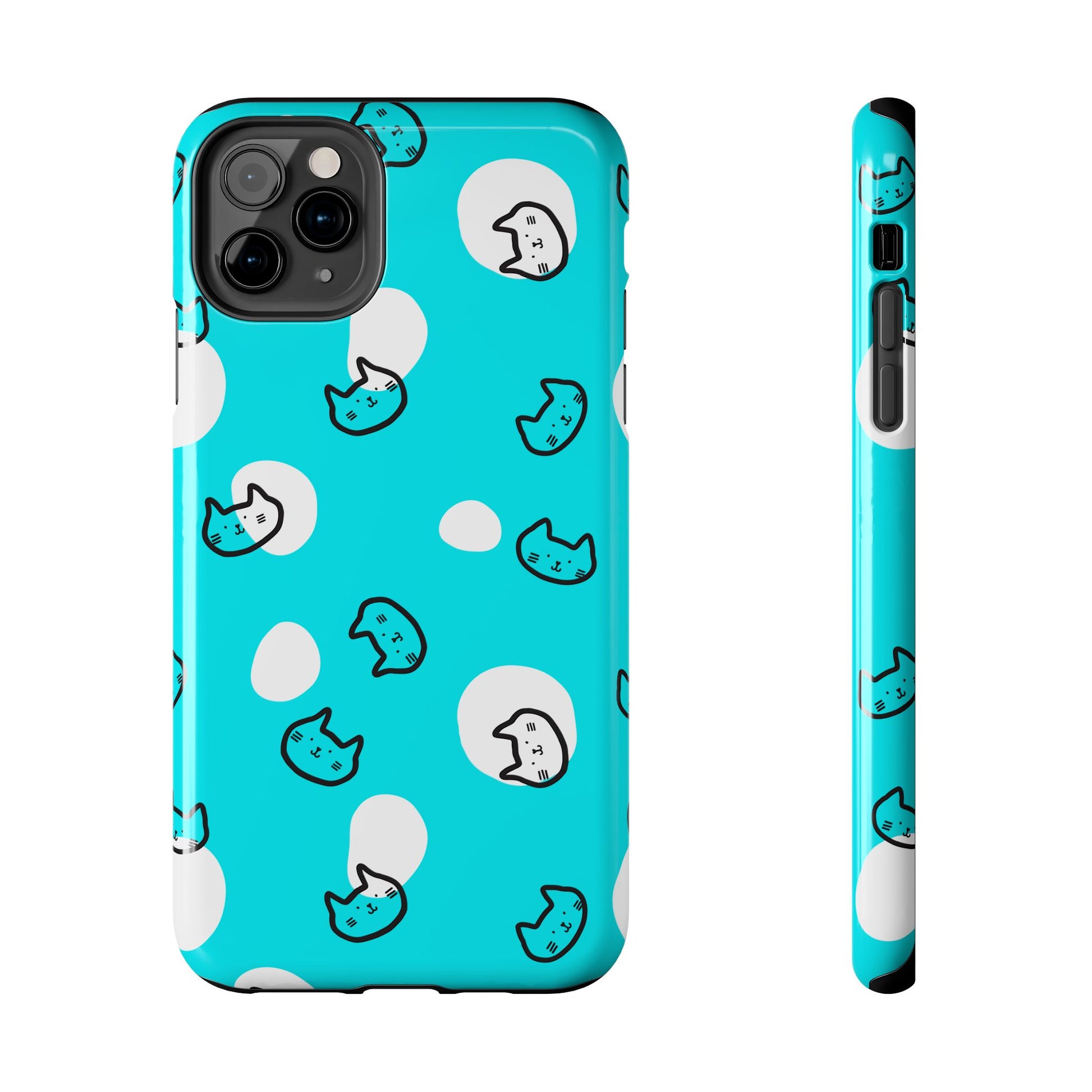 Cute Cat Pattern Cell Phone Case Tough Phone Cases
