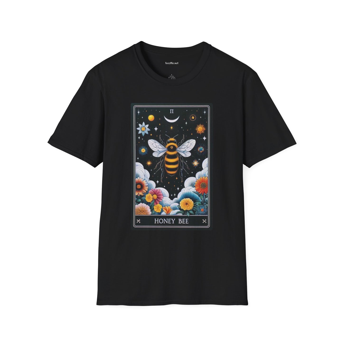 Honey Bee Tarot Unisex Soft Style T-Shirt 100% Cotton Graphic