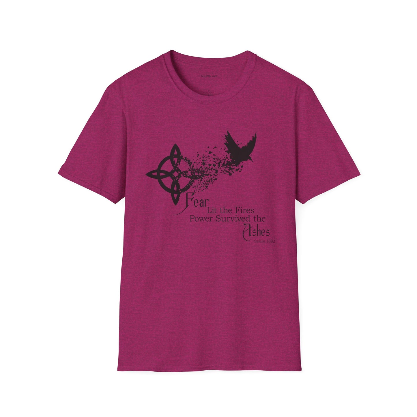 Fear Lit the Fires Unisex SoftStyle T-Shirt 100% Cotton Graphic