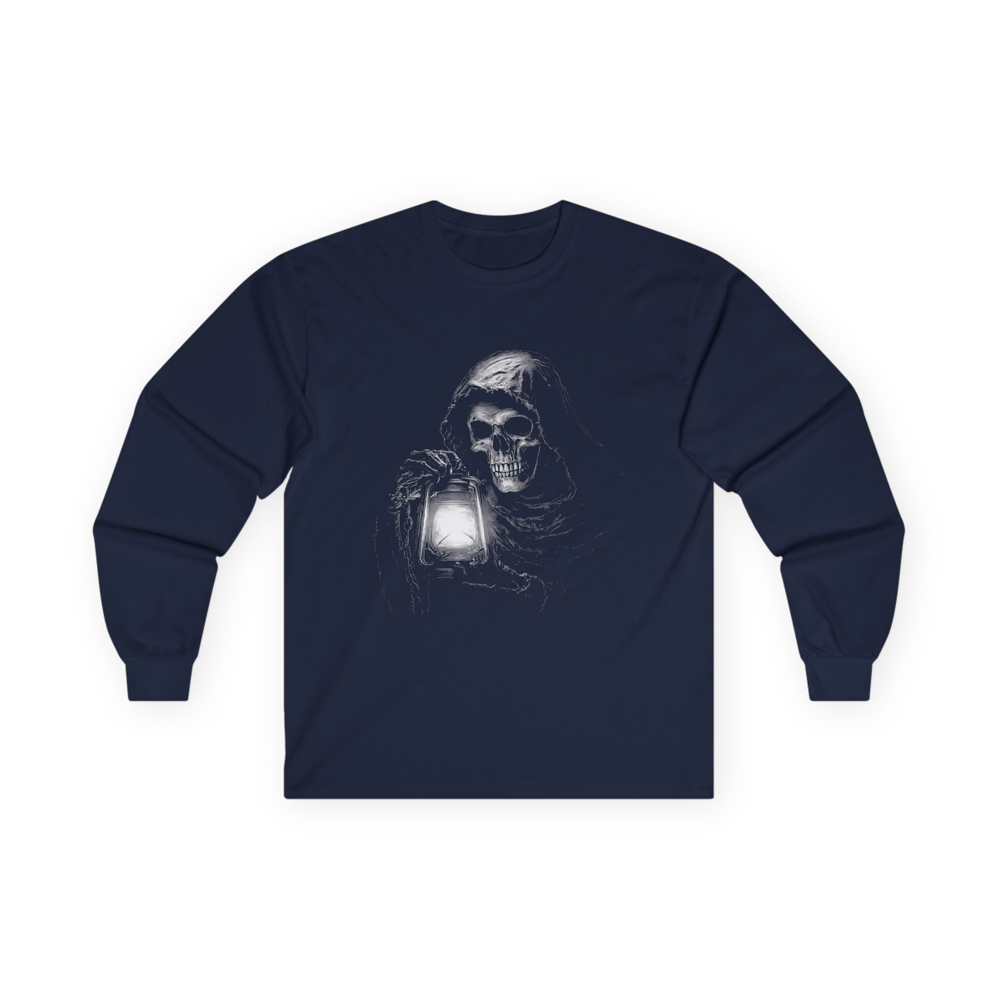 Grim Reaper Skull 02 Unisex Ultra Cotton Long Sleeve Tee