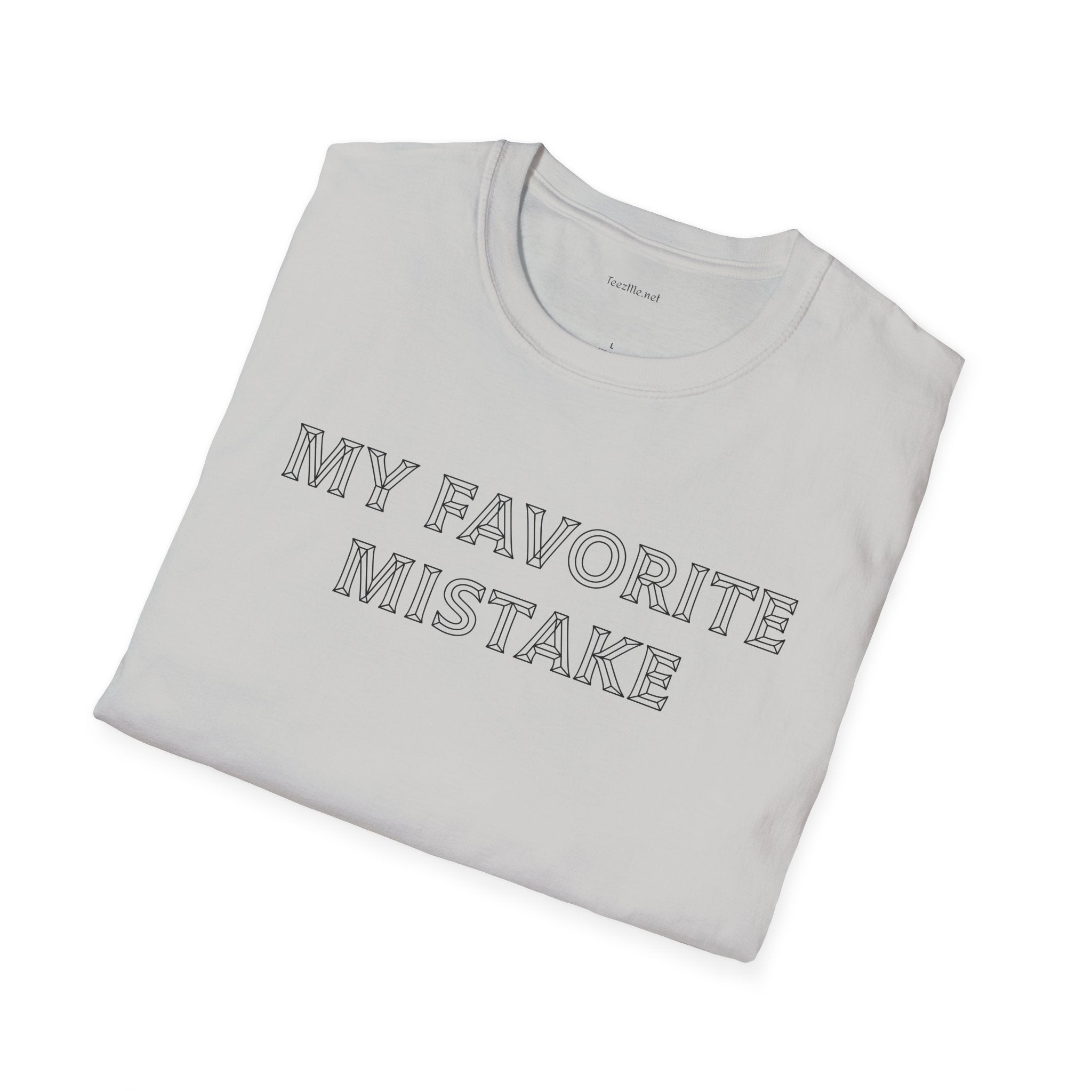 My favorite mistake - Unisex Softstyle T-Shirt 100% Cotton Graphic