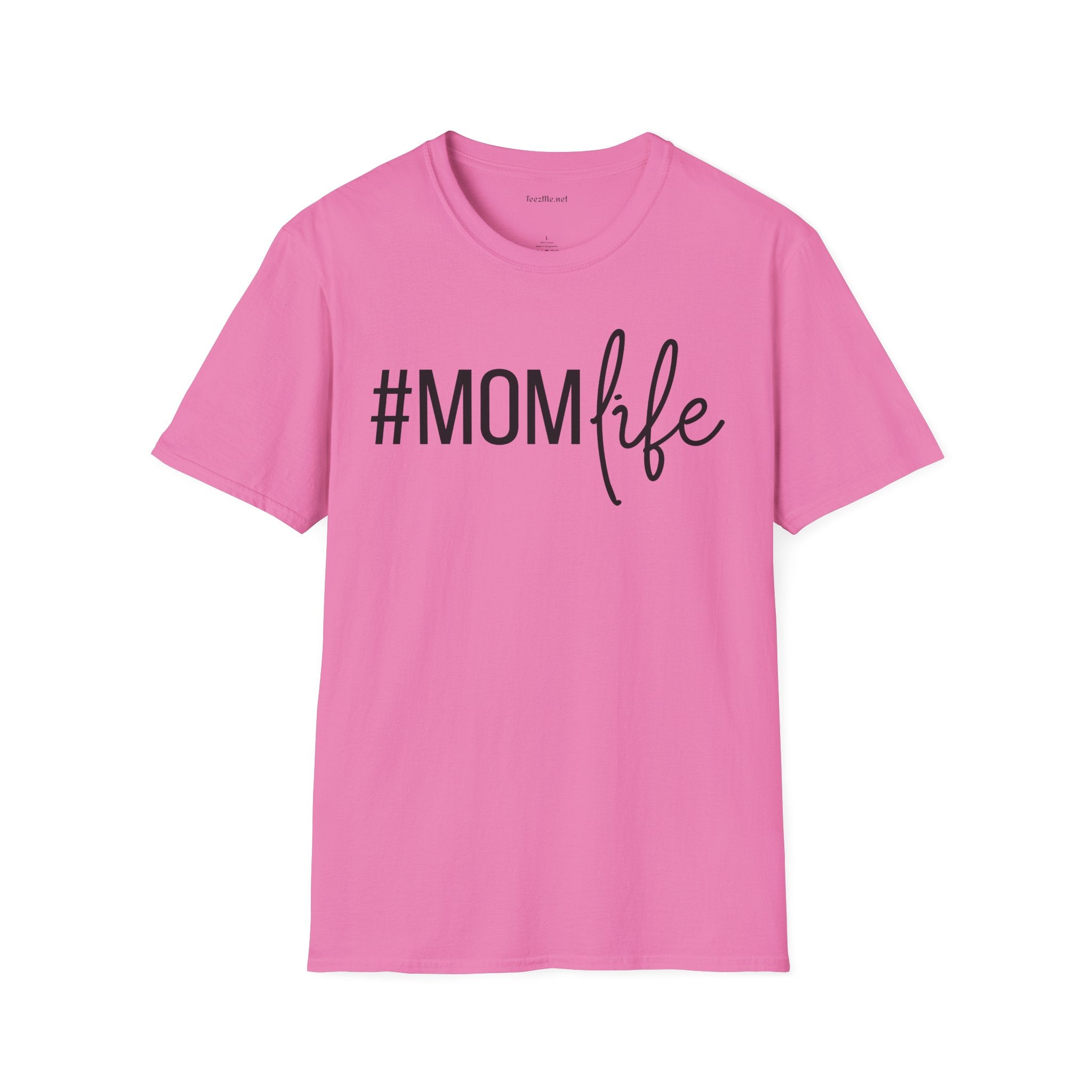 Mom Life 01 Unisex SoftStyle T-Shirt 100% Cotton Graphic