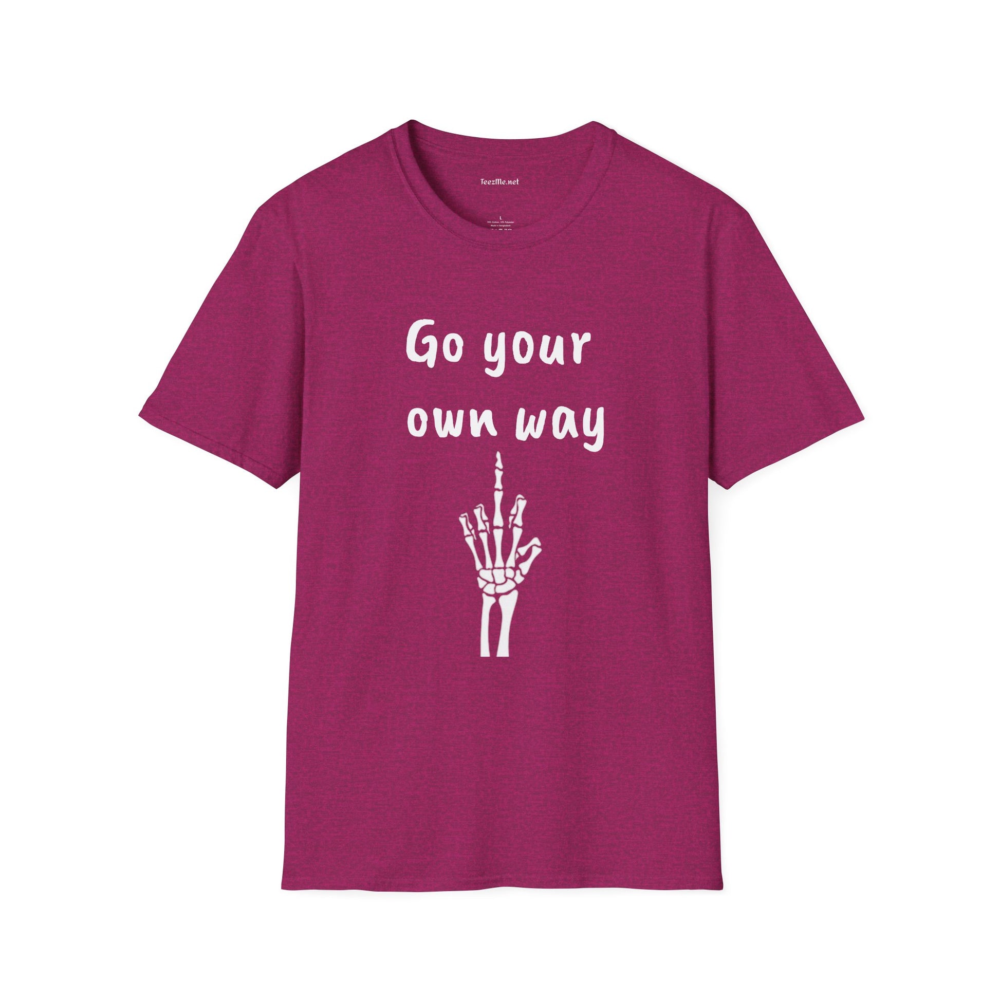 Go your own way - Unisex Softstyle T-Shirt 100% Cotton Graphic
