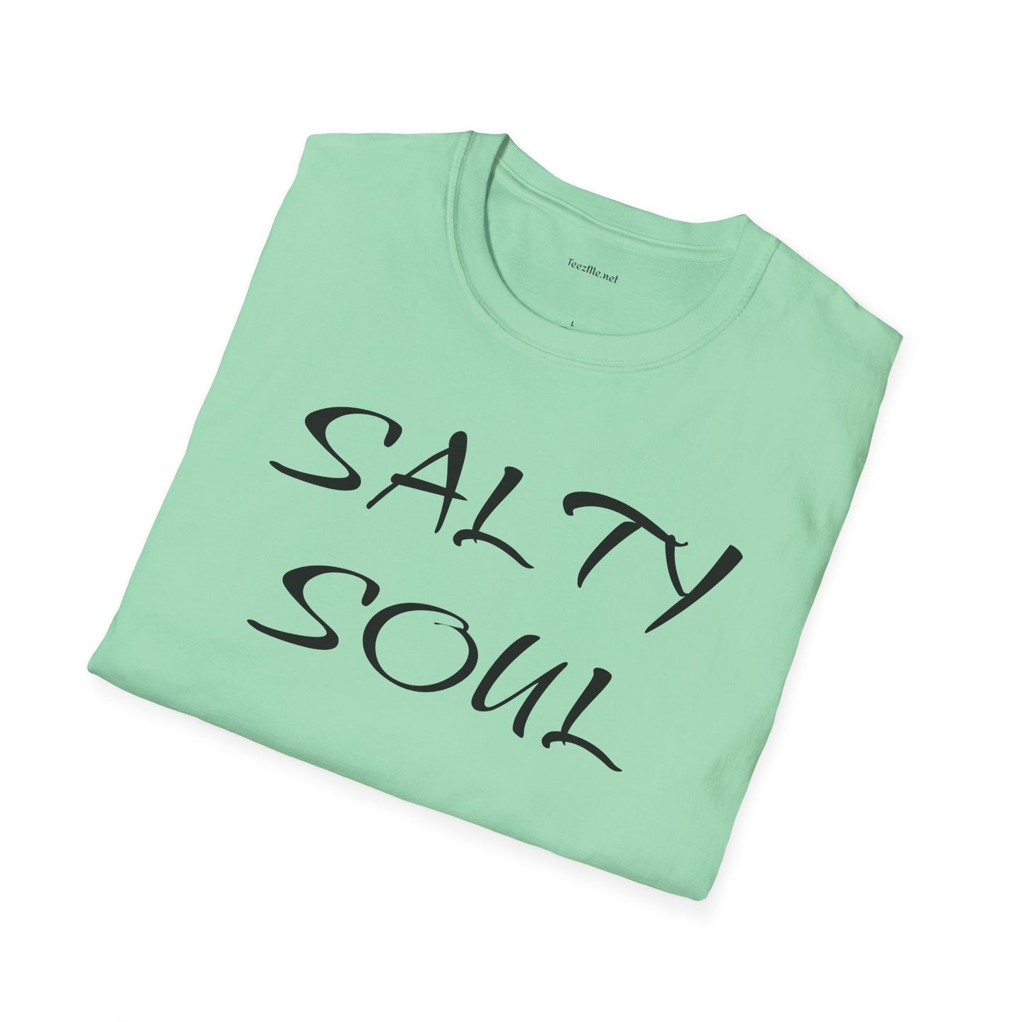 Salty Soul  - Unisex Softstyle T-Shirt 100% Cotton Graphic