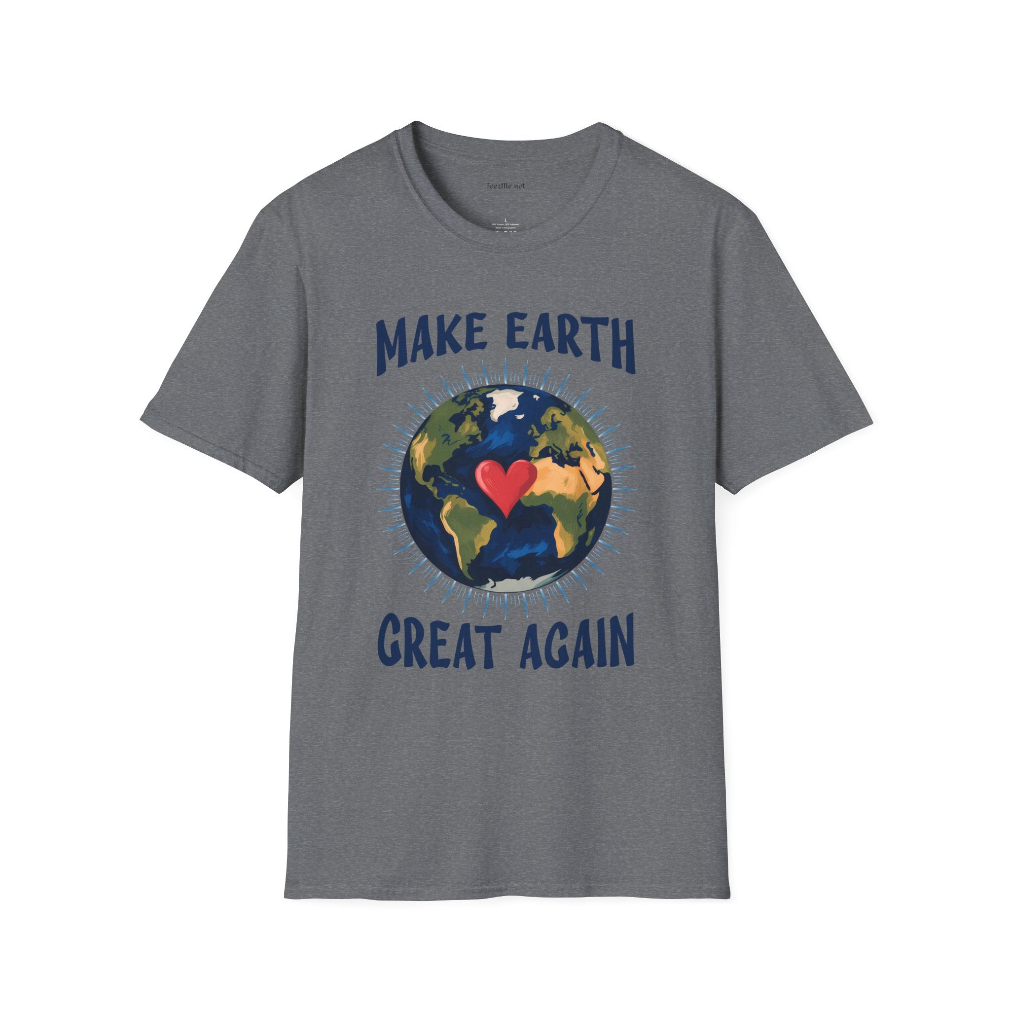 Make Earth Great 01 Unisex Softstyle T-Shirt 100% Cotton