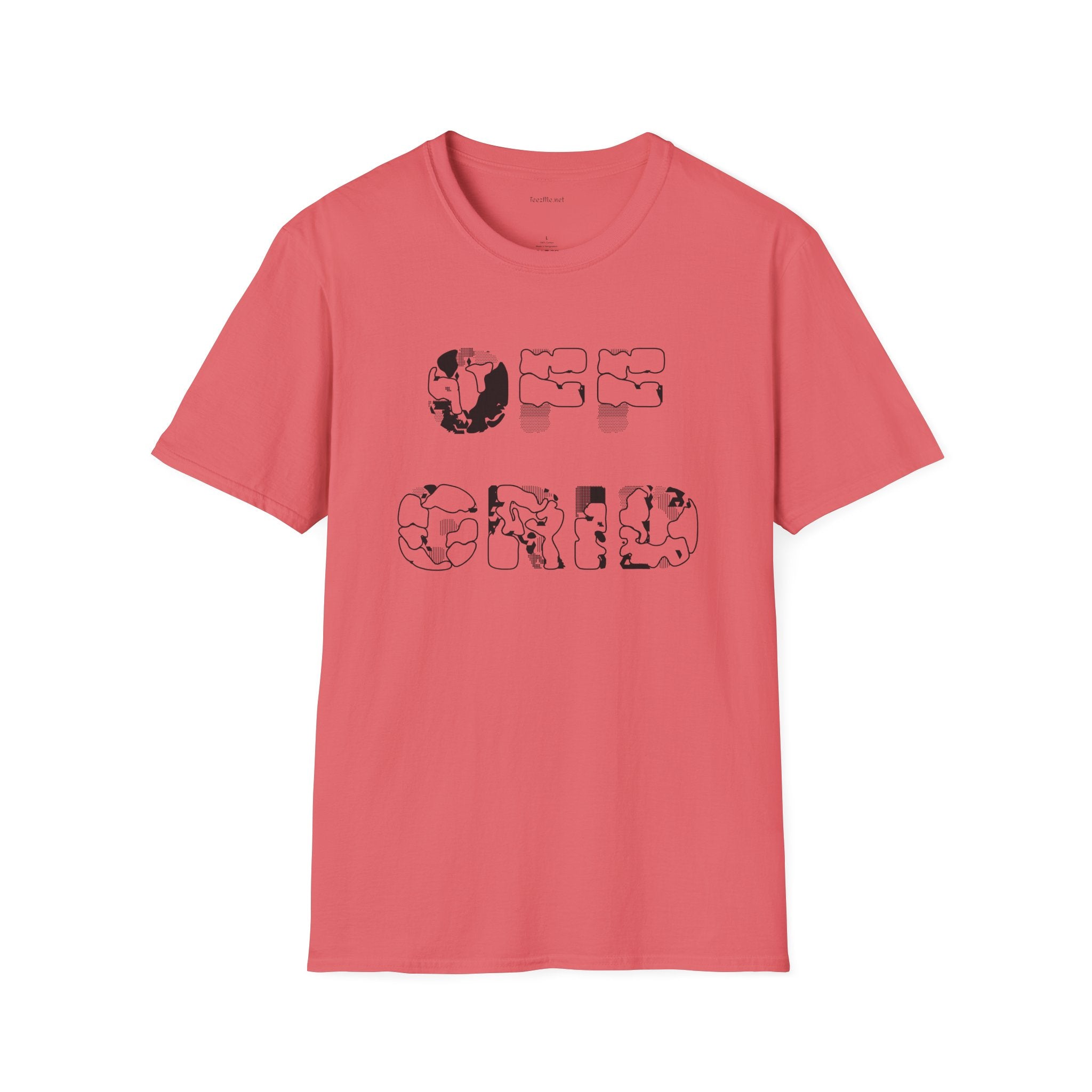 OFF GRID - Unisex Softstyle T-Shirt 100% Cotton Graphic